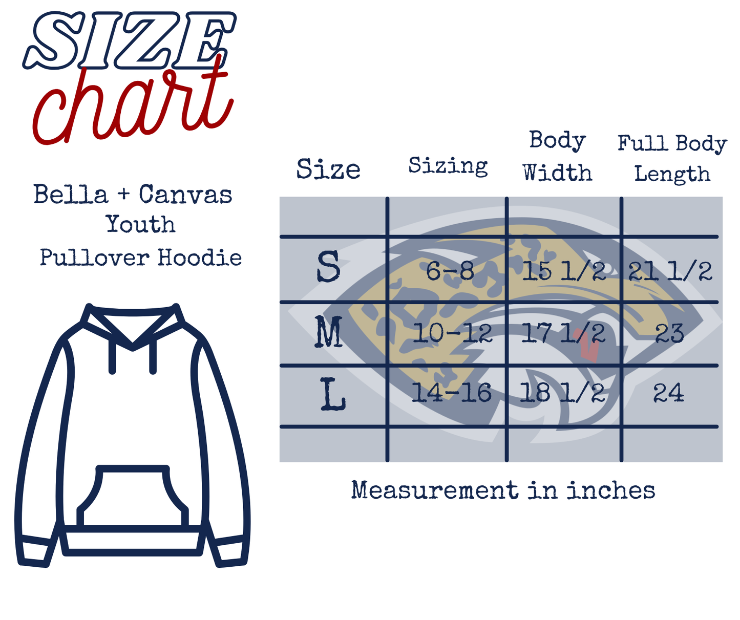 LVA Jaguars Basketball Ombre - Youth Hoodie