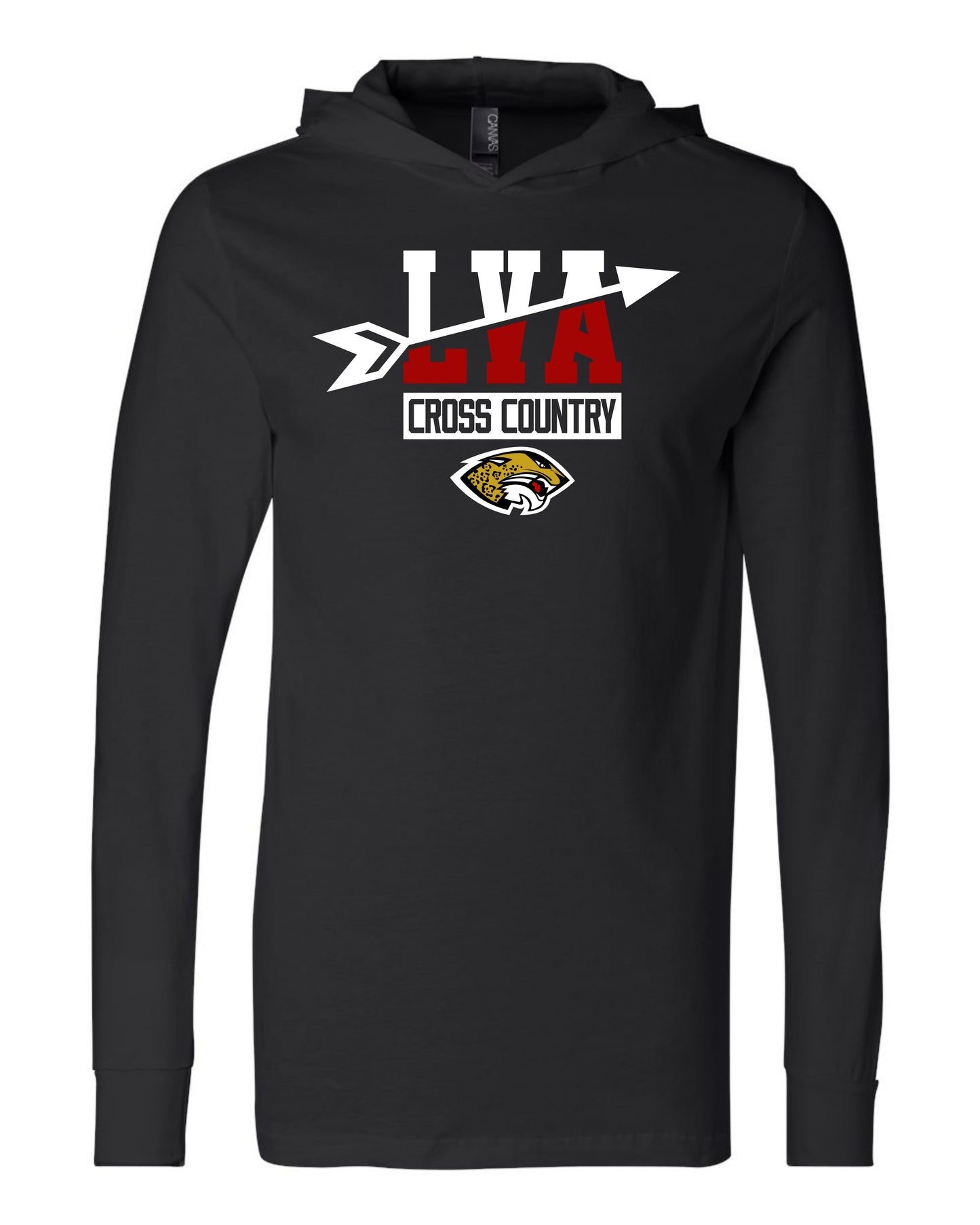 LVA Cross Country - Adult Hooded Long Sleeve (Design Color Set 1)