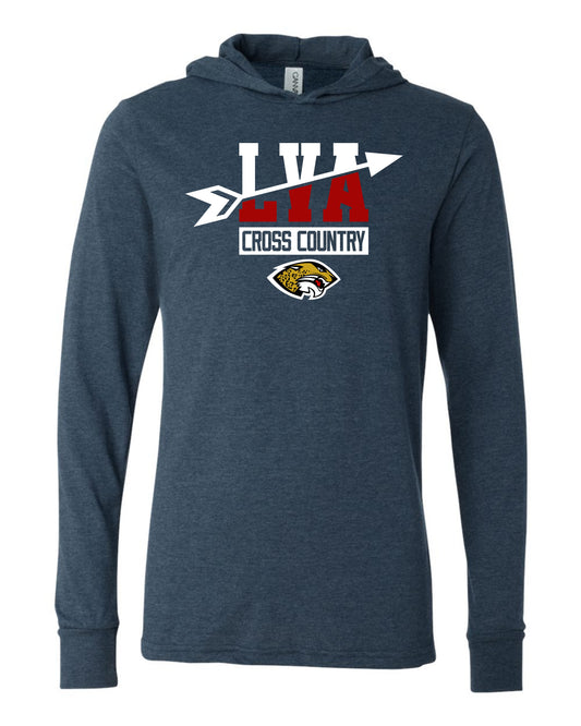 LVA Cross Country - Adult Hooded Long Sleeve (Design Color Set 1)