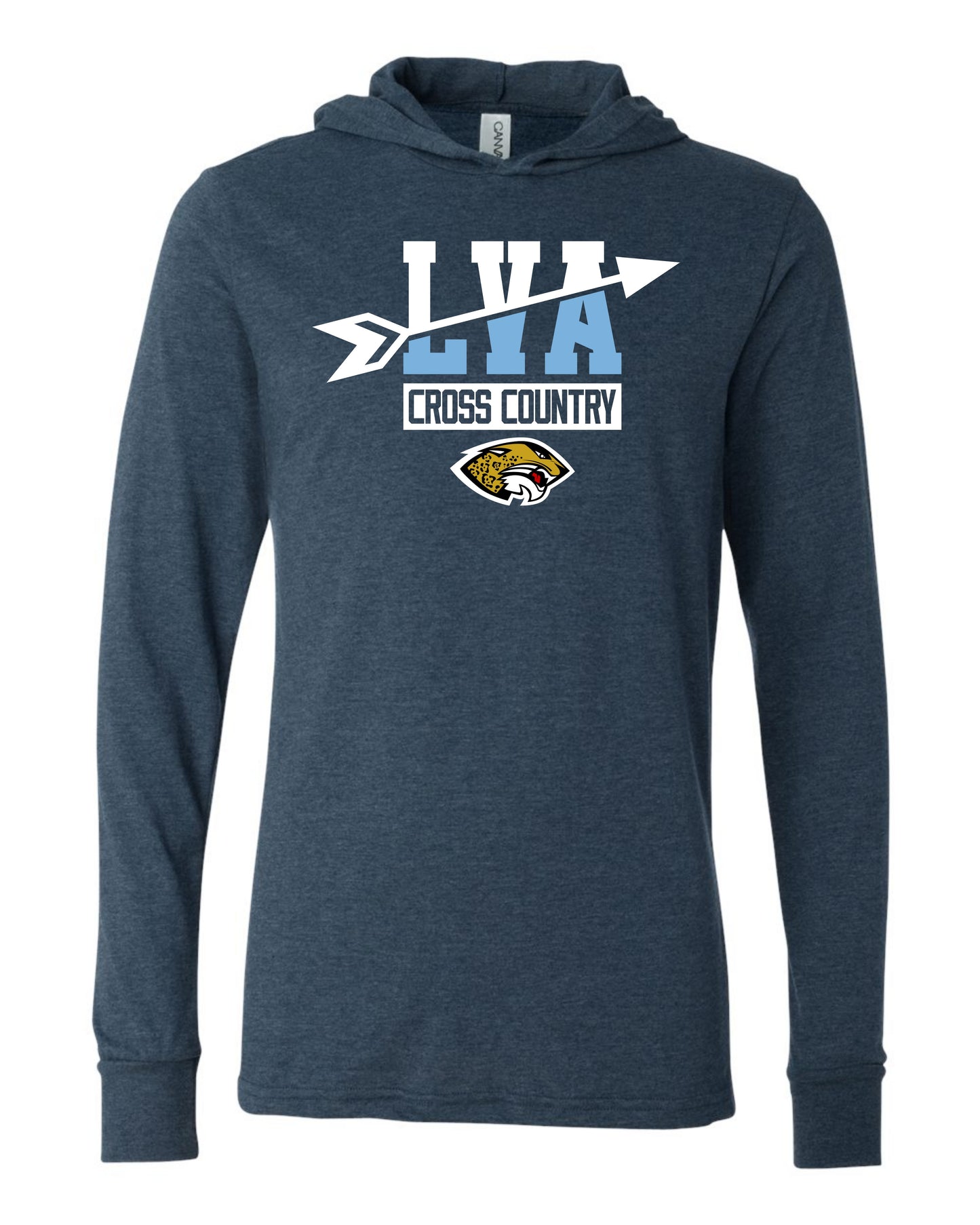 LVA Cross Country - Adult Hooded Long Sleeve (Design Color Set 2)