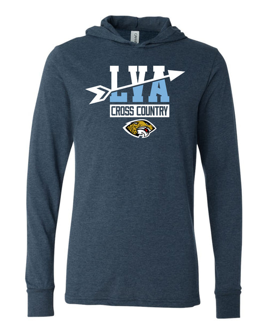LVA Cross Country - Adult Hooded Long Sleeve (Design Color Set 2)