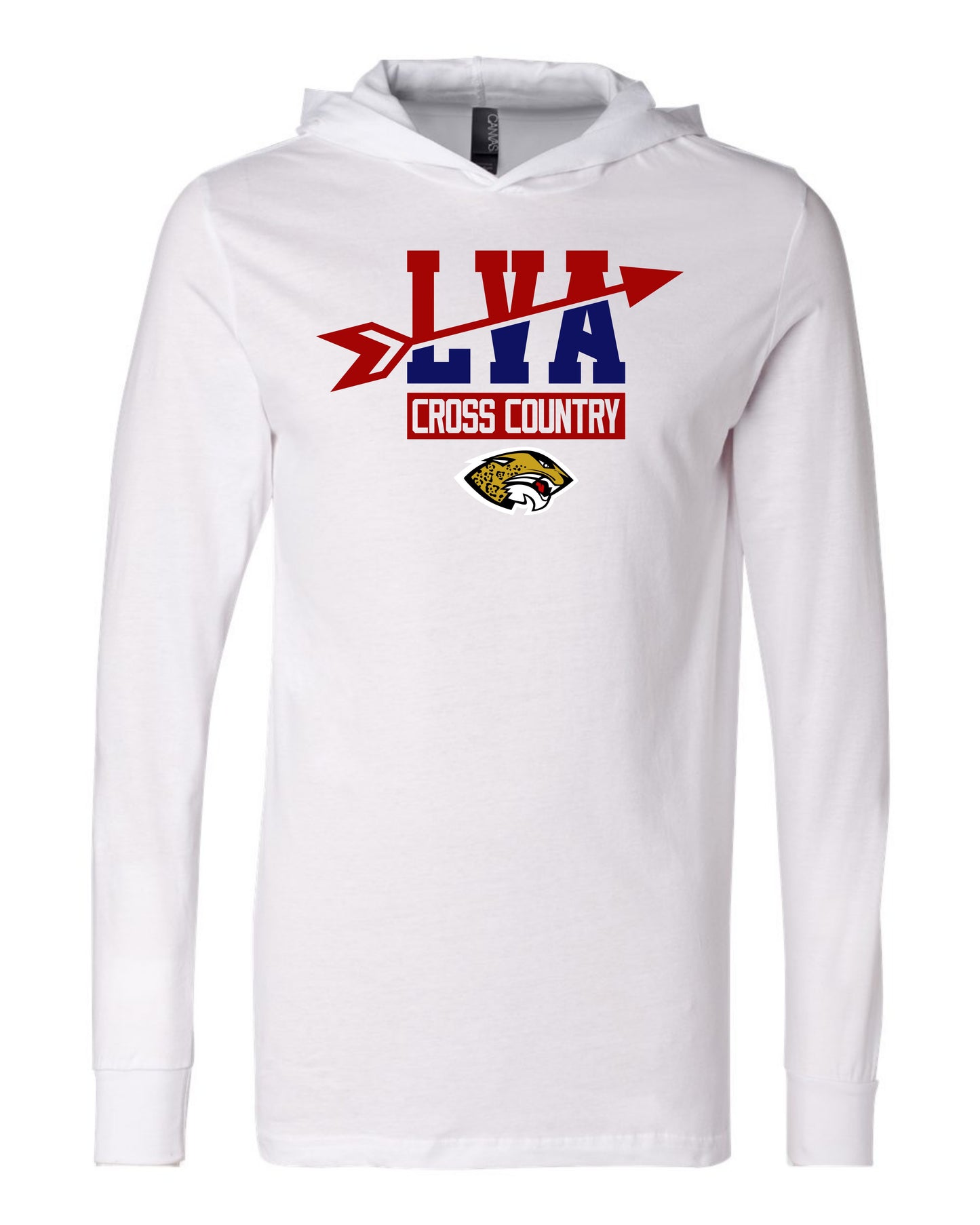 LVA Cross Country - Adult Hooded Long Sleeve (Design Color Set 1)