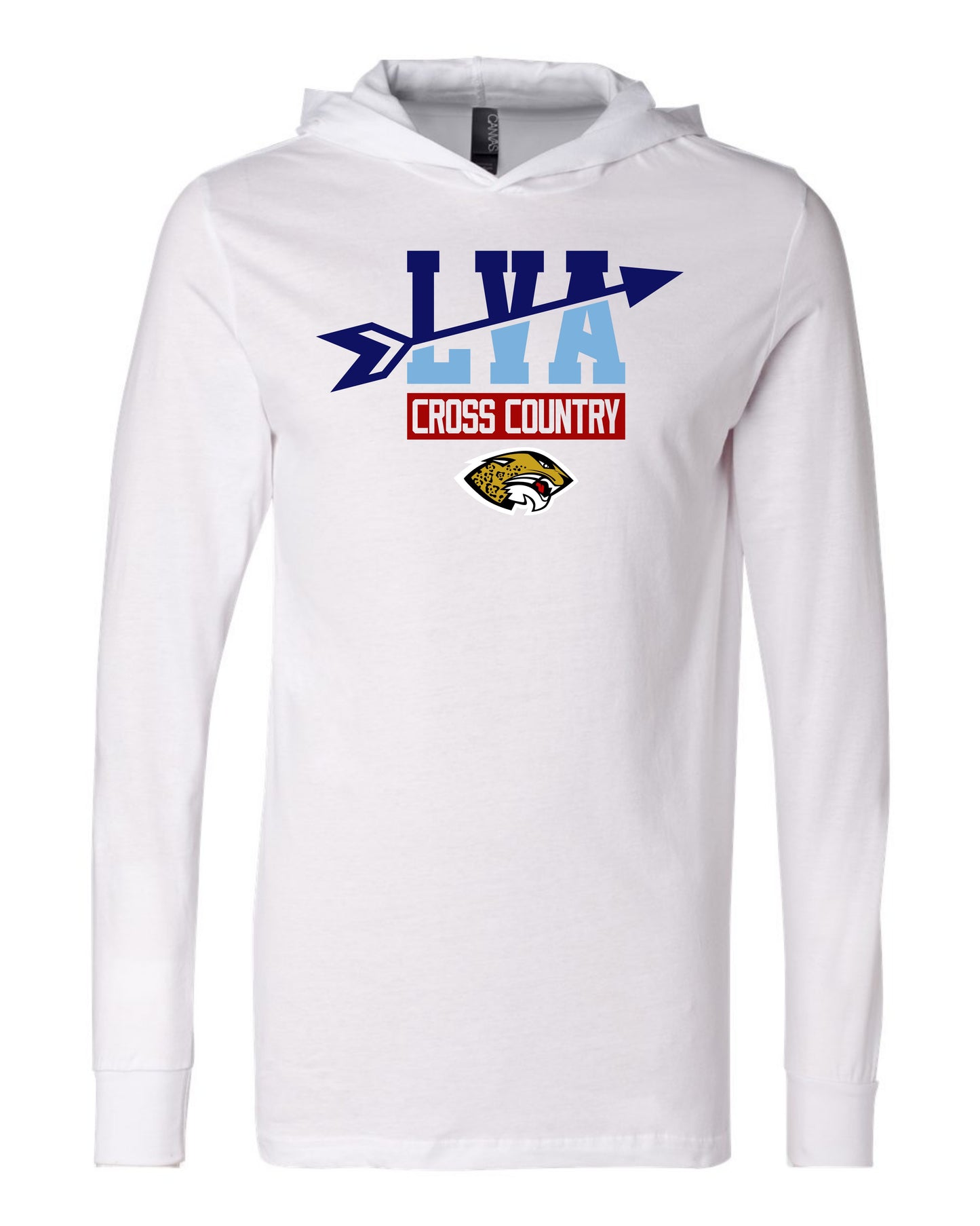 LVA Cross Country - Adult Hooded Long Sleeve (Design Color Set 2)
