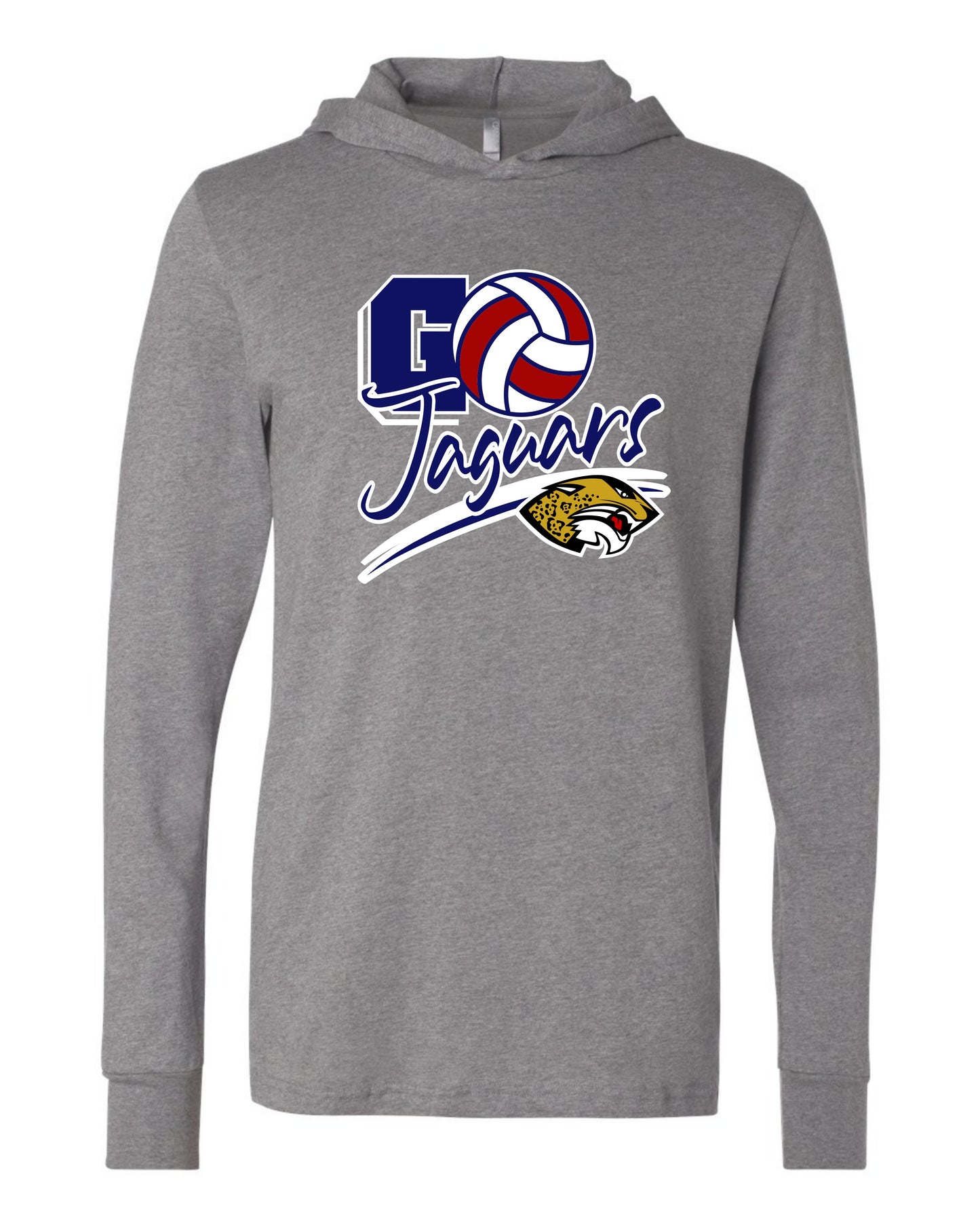 Go Jaguars - Adult Hooded Long Sleeve