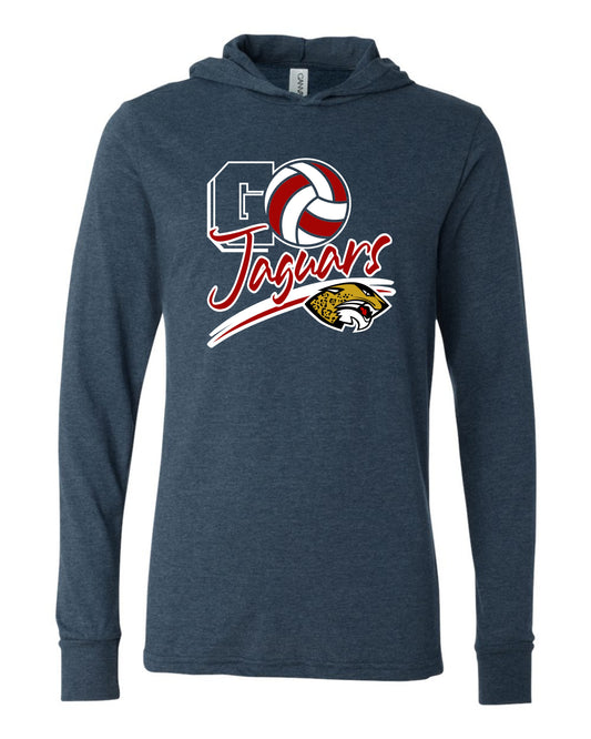 Go Jaguars - Adult Hooded Long Sleeve