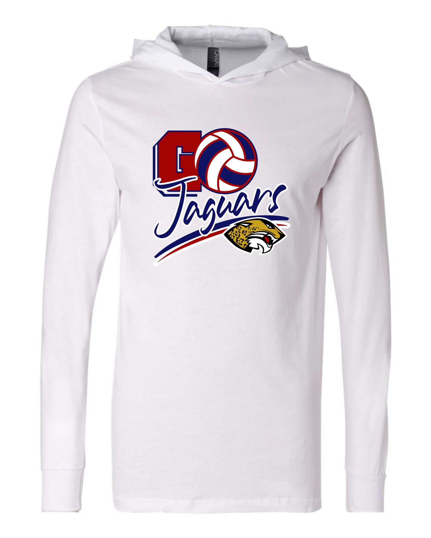 Go Jaguars - Adult Hooded Long Sleeve