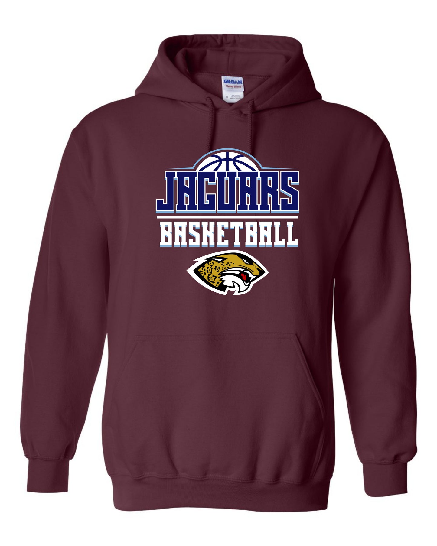 Jaguars Basketball 3D - Adult Hoodie