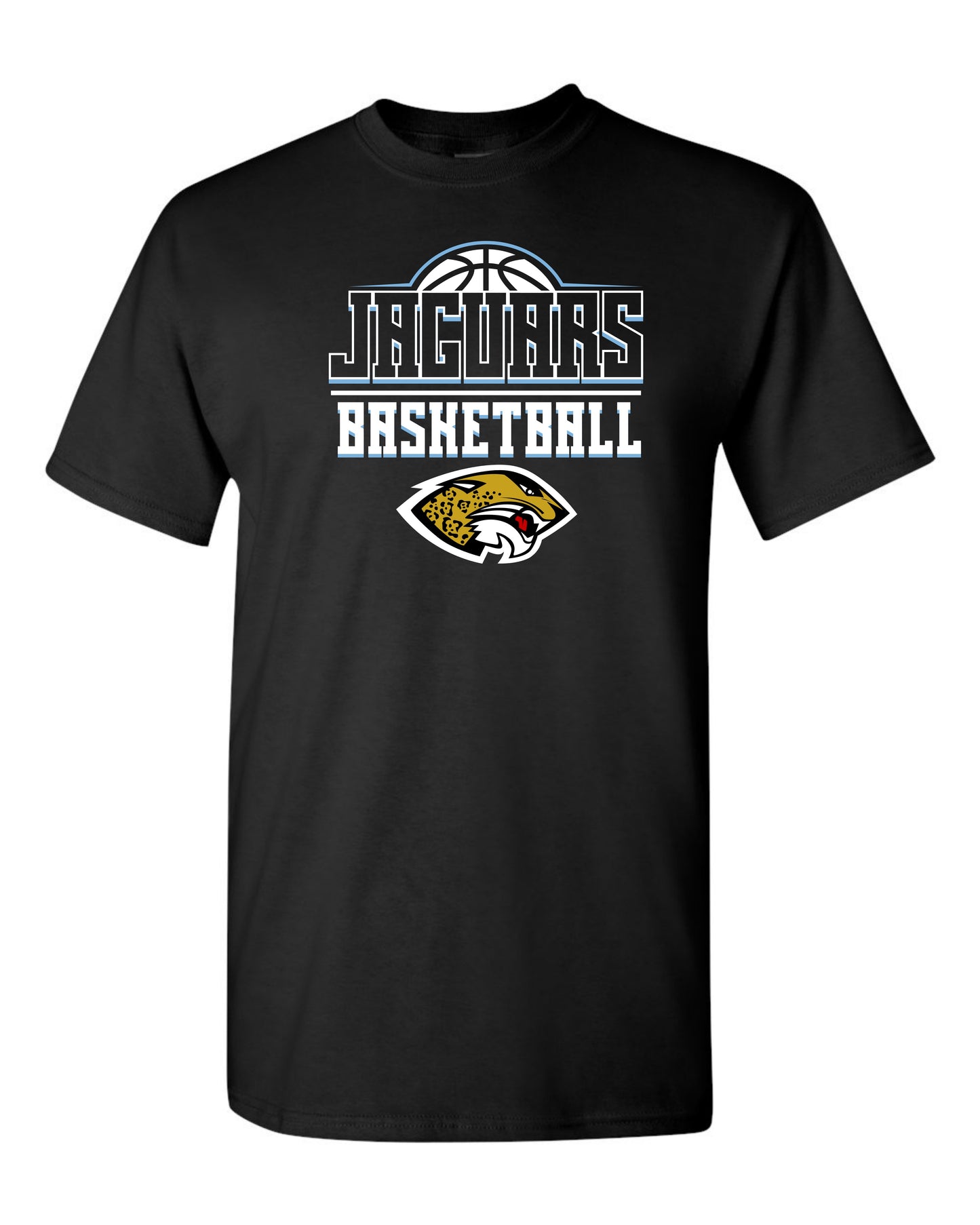 Jaguars Basketball 3D - Adult Tee