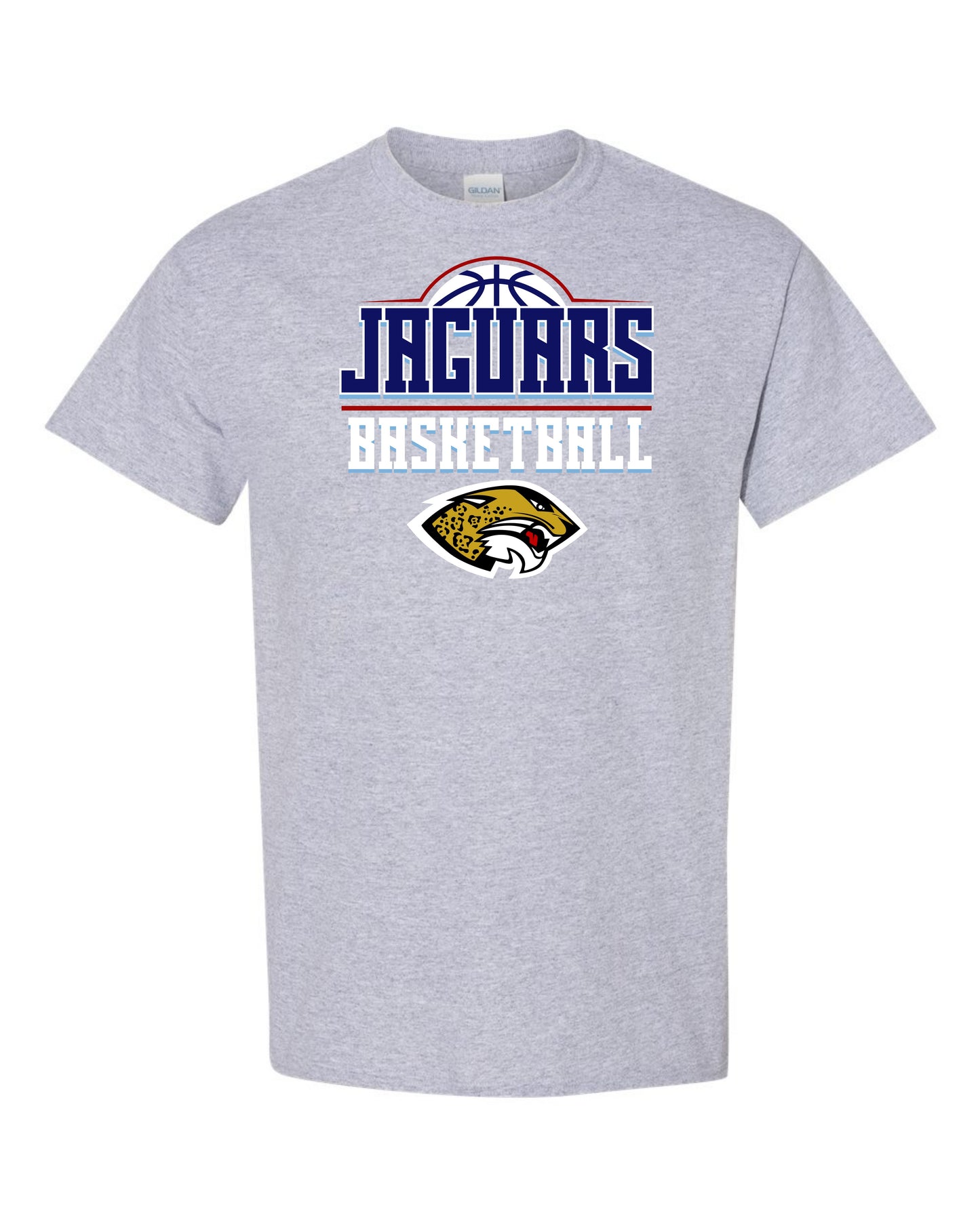 Jaguars Basketball 3D - Adult Tee