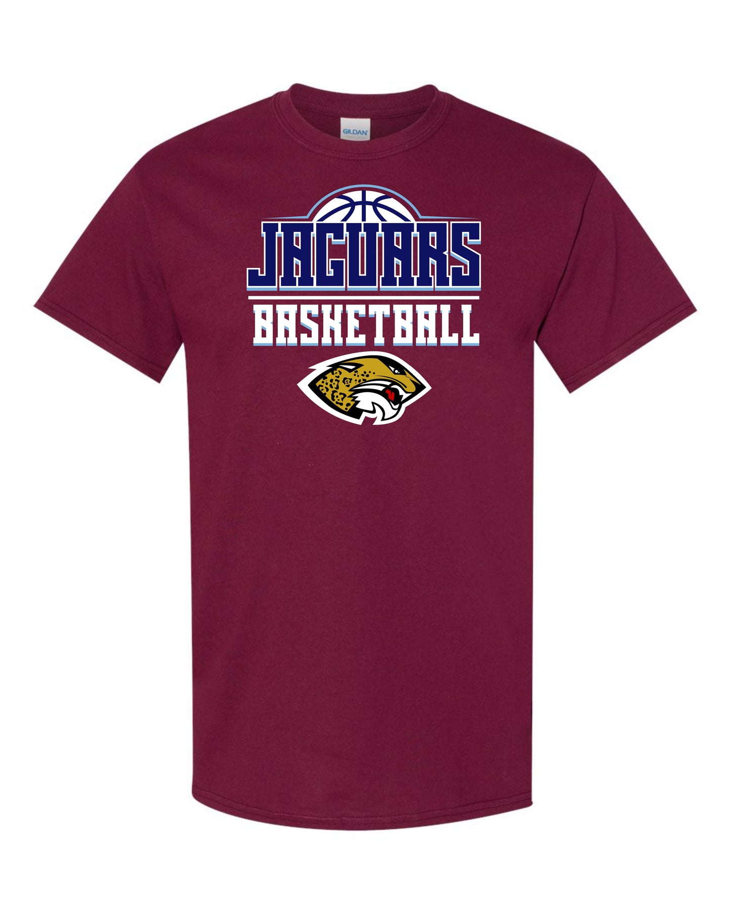 Jaguars Basketball 3D - Adult Tee