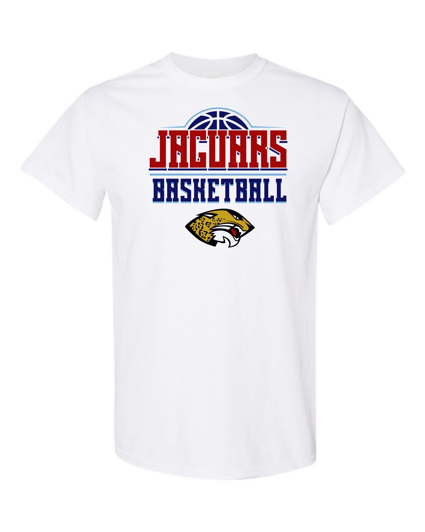 Jaguars Basketball 3D - Adult Tee