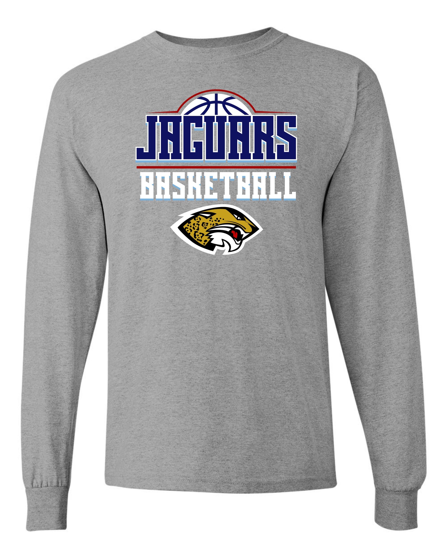 Jaguars Basketball 3D - Adult Long Sleeve