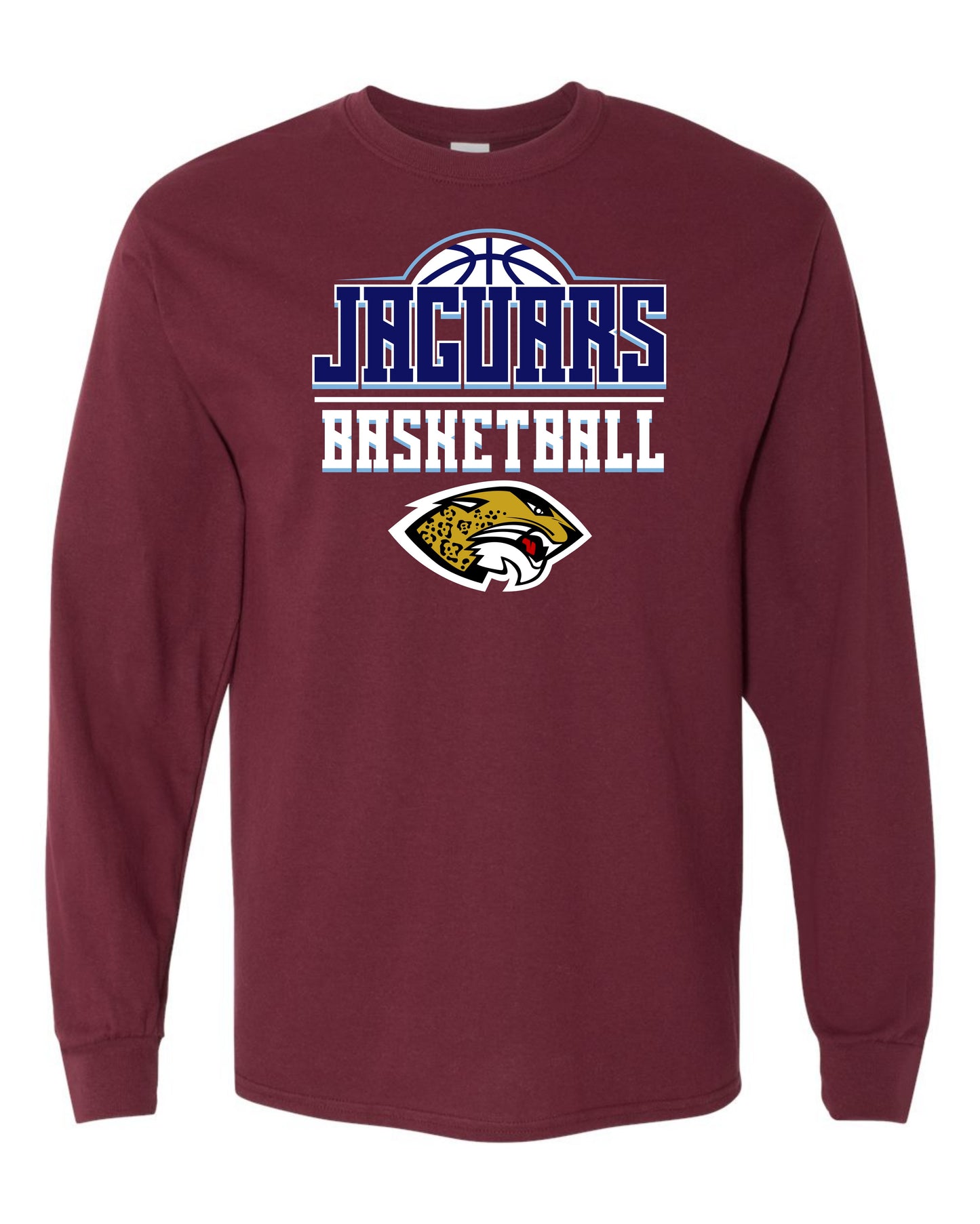 Jaguars Basketball 3D - Adult Long Sleeve