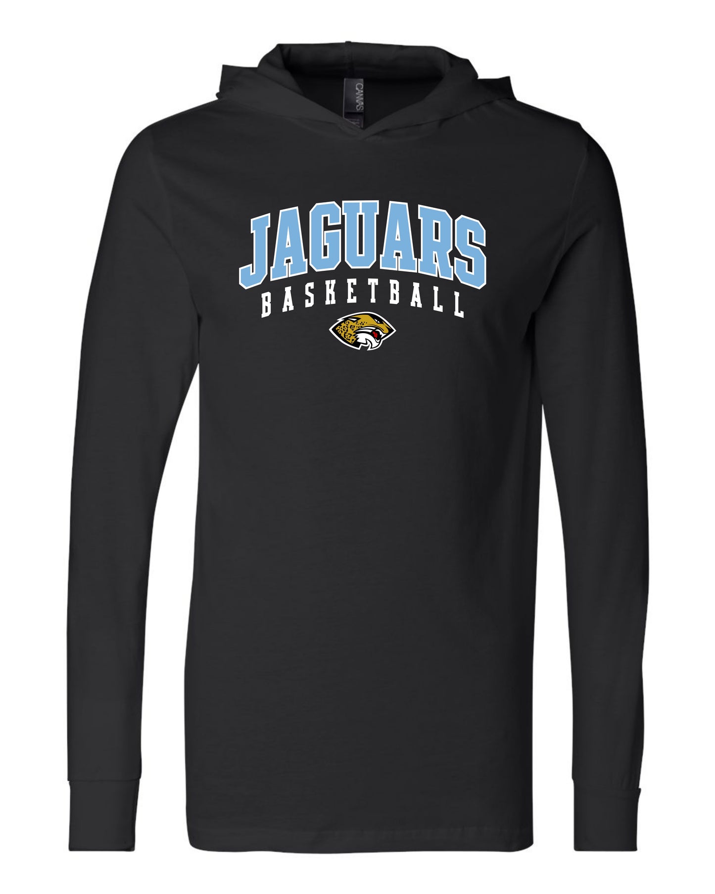 Jaguars Basketball - Adult Hooded Long Sleeve