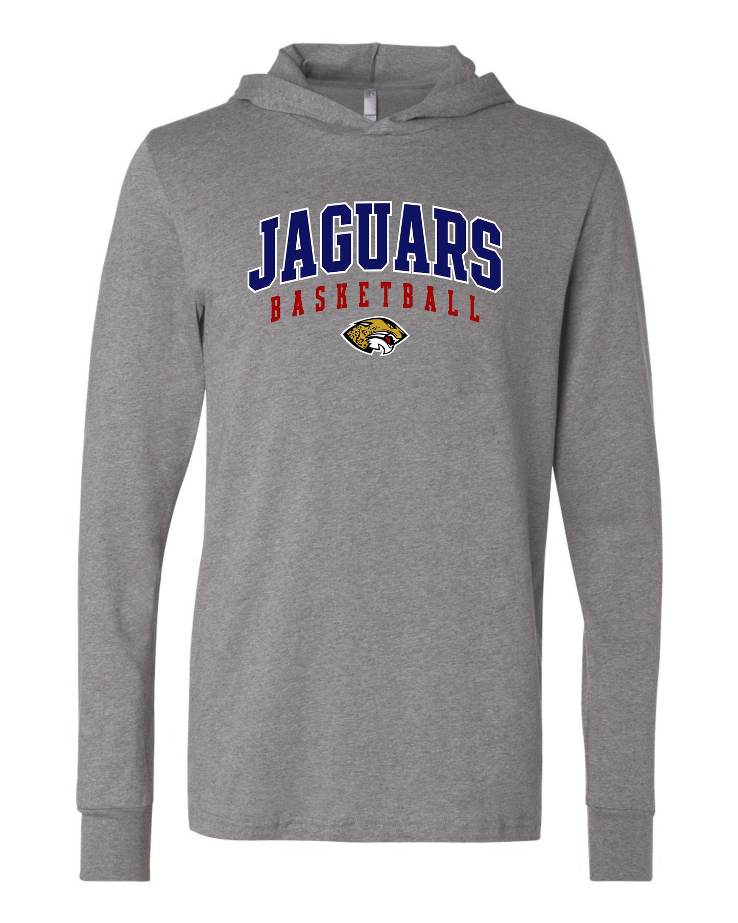 Jaguars Basketball - Adult Hooded Long Sleeve