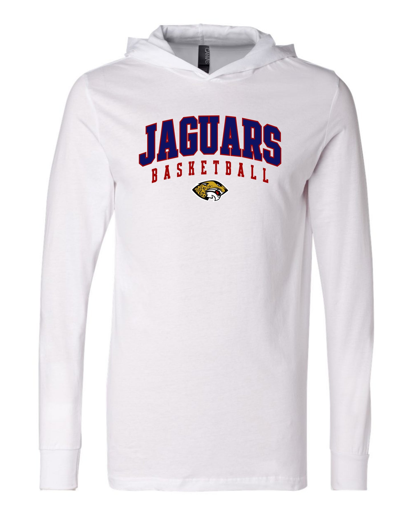 Jaguars Basketball - Adult Hooded Long Sleeve