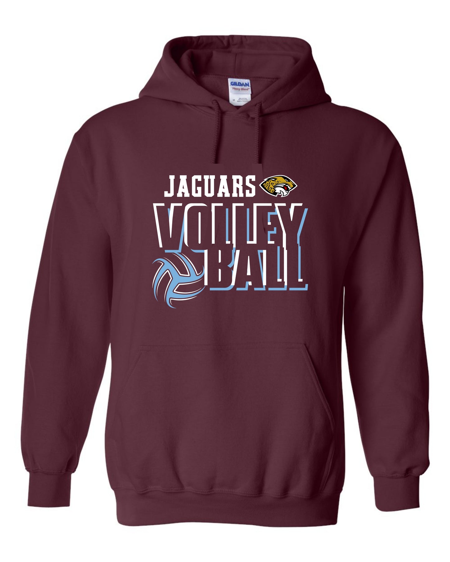 Jaguars Volleyball 3D - Youth Hoodie
