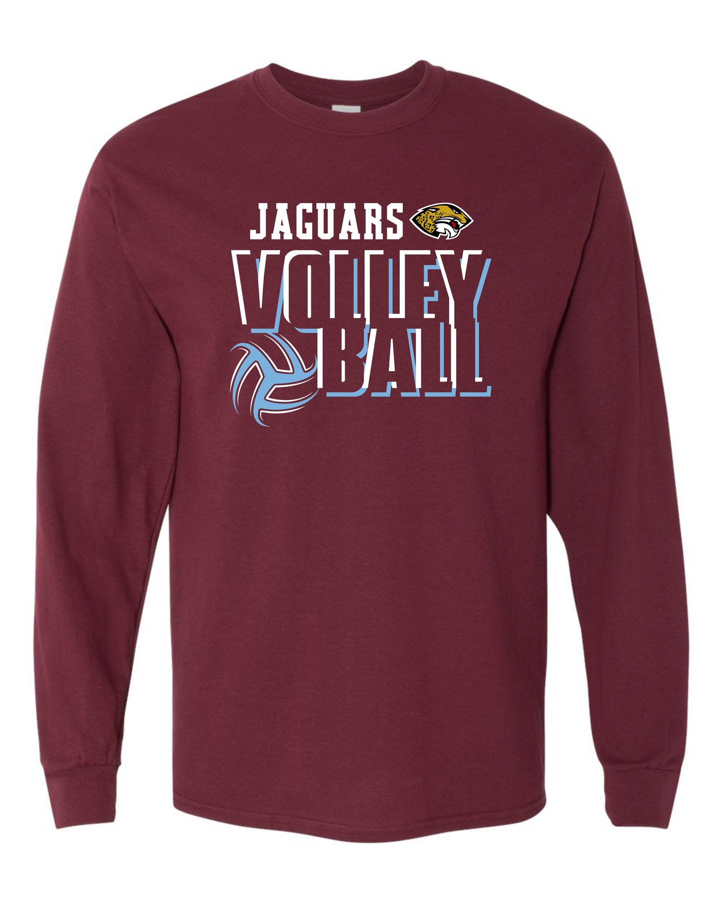 Jaguars Volleyball 3D - Adult Long Sleeve