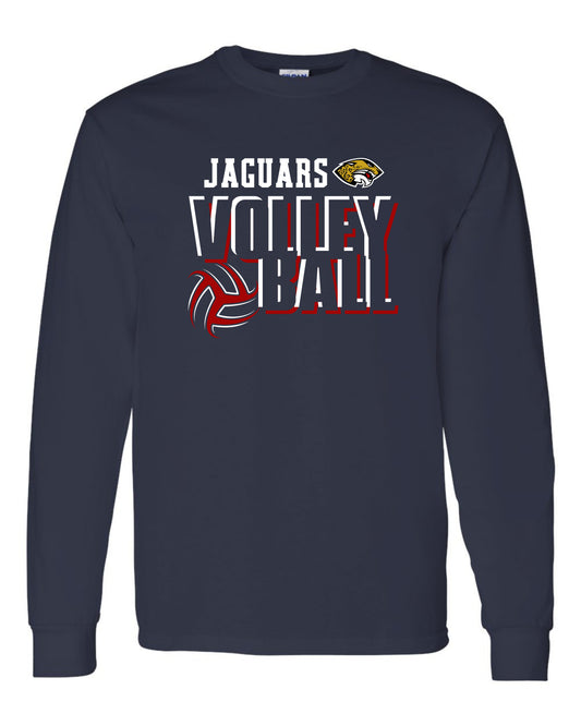 Jaguars Volleyball 3D - Youth Long Sleeve
