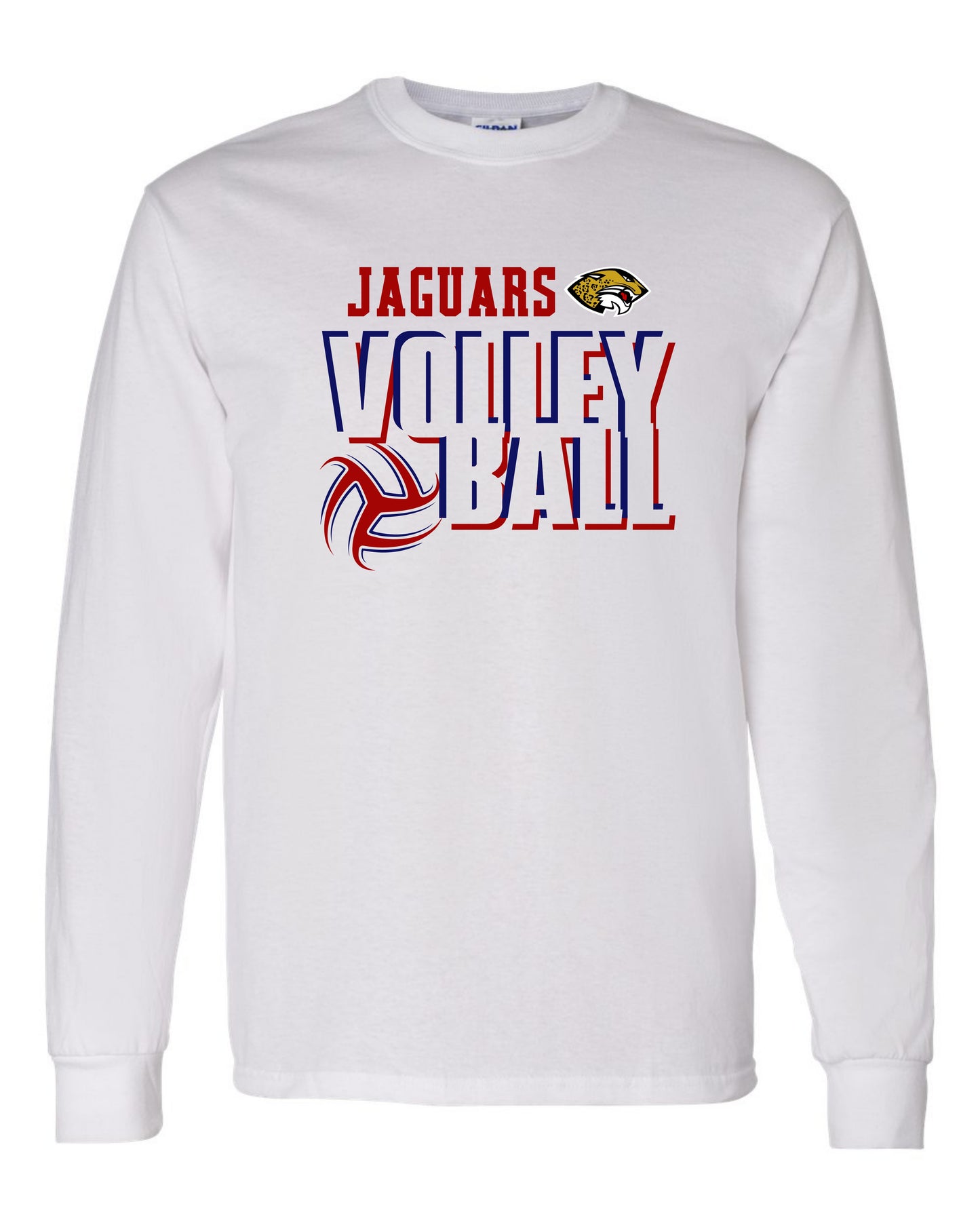 Jaguars Volleyball 3D - Adult Long Sleeve