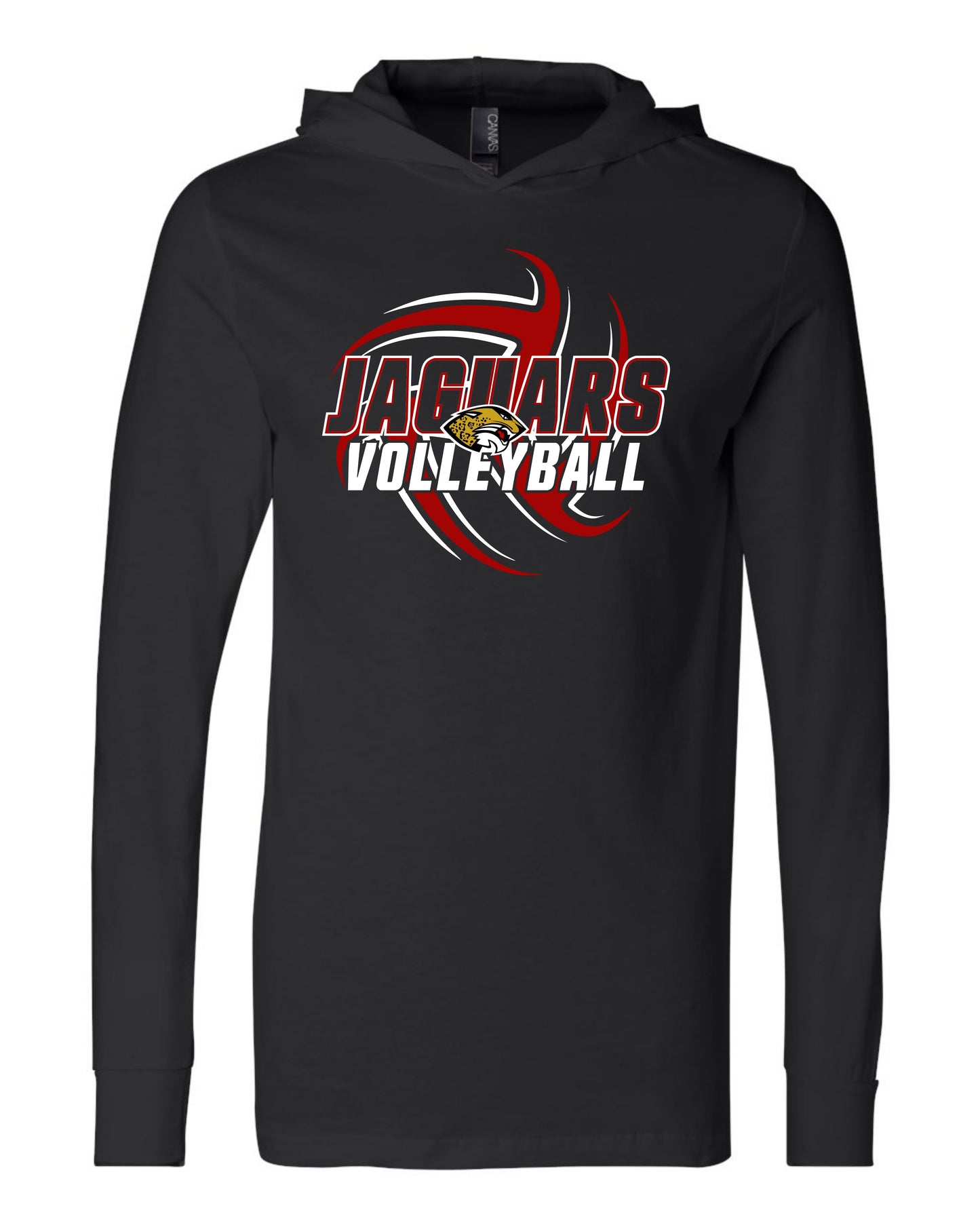 Jaguars Volleyball - Adult Hooded Long Sleeve