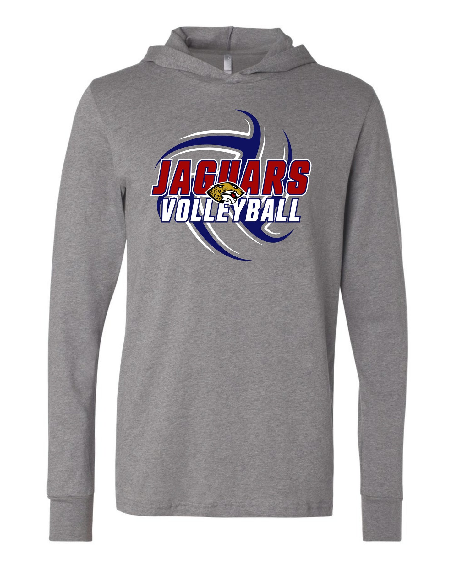 Jaguars Volleyball - Adult Hooded Long Sleeve