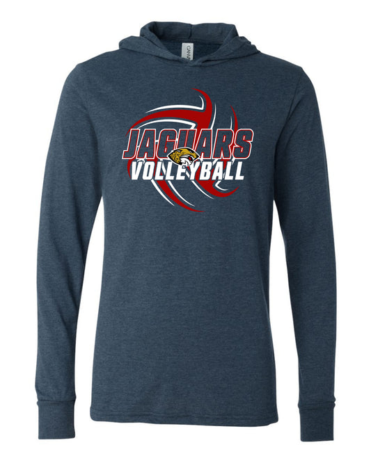 Jaguars Volleyball - Adult Hooded Long Sleeve