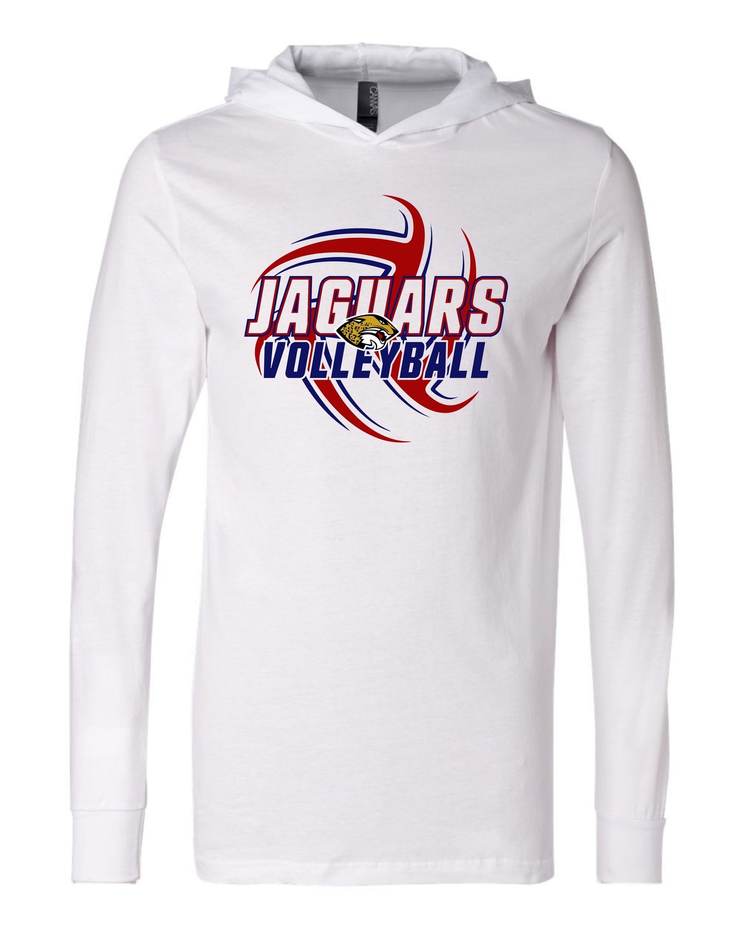 Jaguars Volleyball - Adult Hooded Long Sleeve