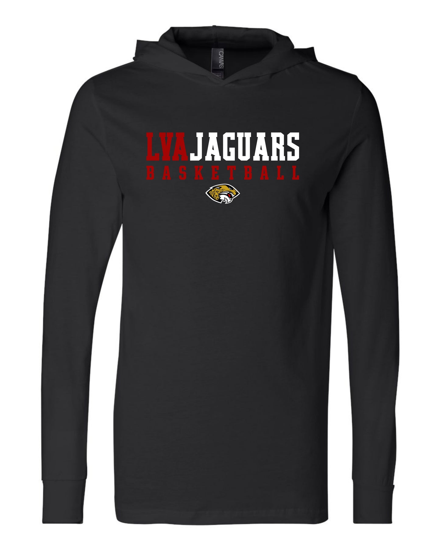 LVAJaguars Basketball - Adult Hooded Long Sleeve