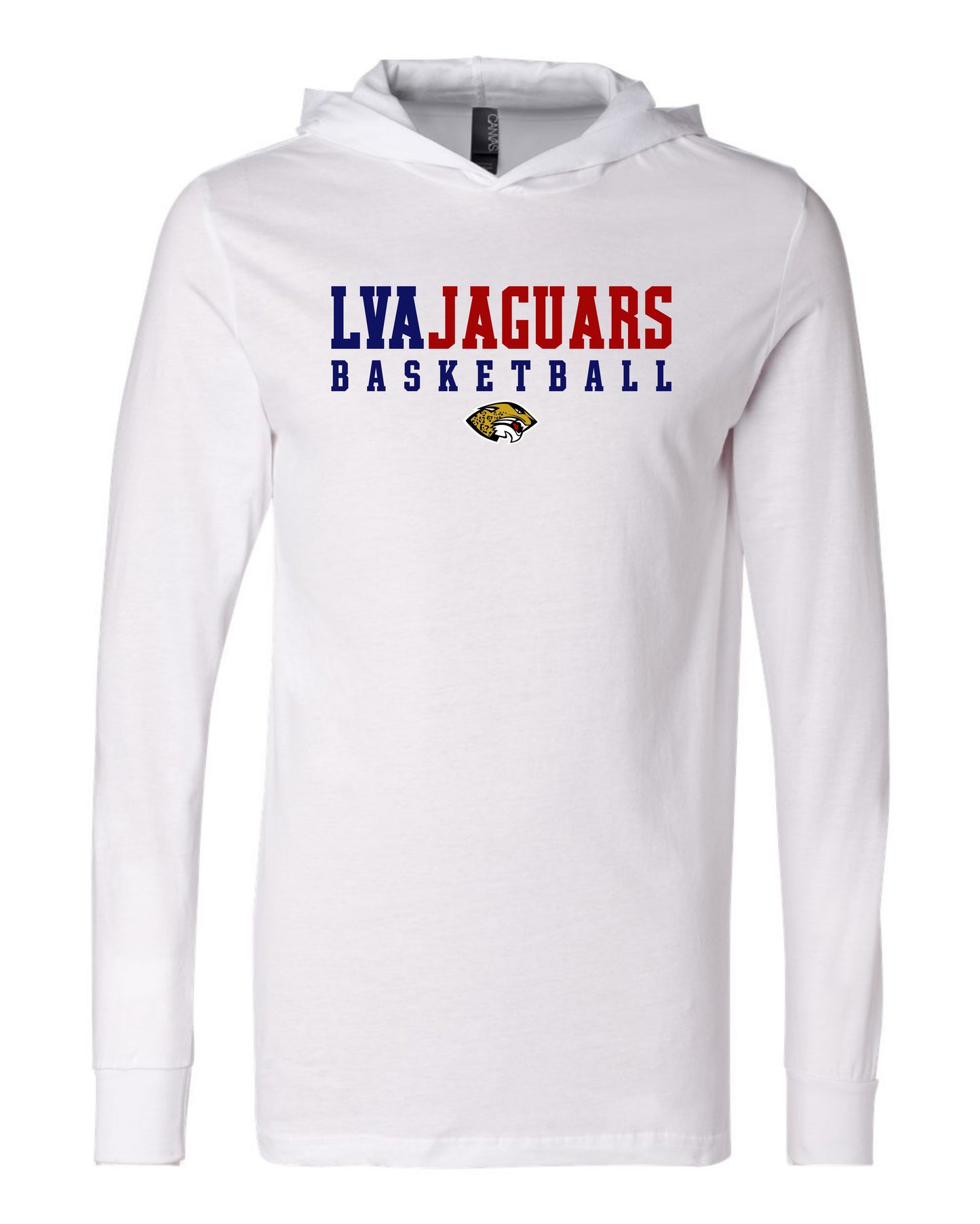 LVAJaguars Basketball - Adult Hooded Long Sleeve