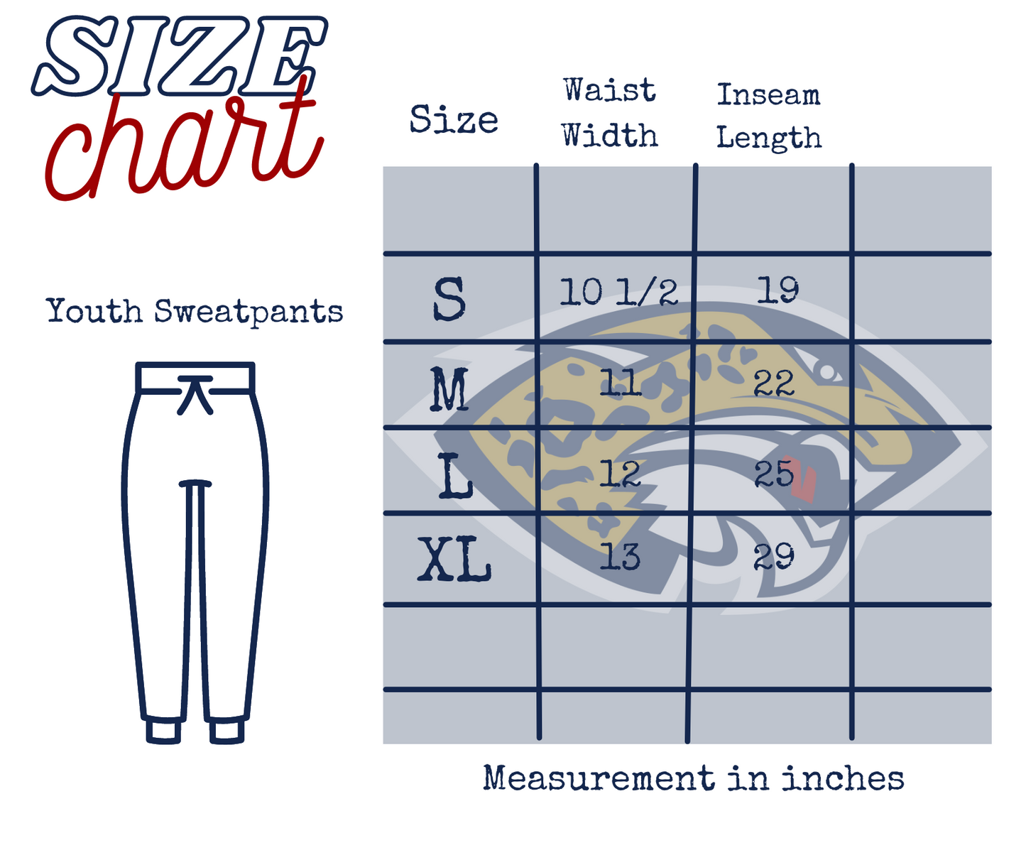High School Uniform - Youth Sweatpants