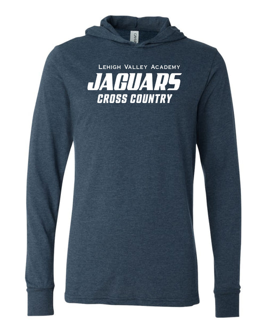 LVA Jaguars Cross Country - Adult Hooded Long Sleeve