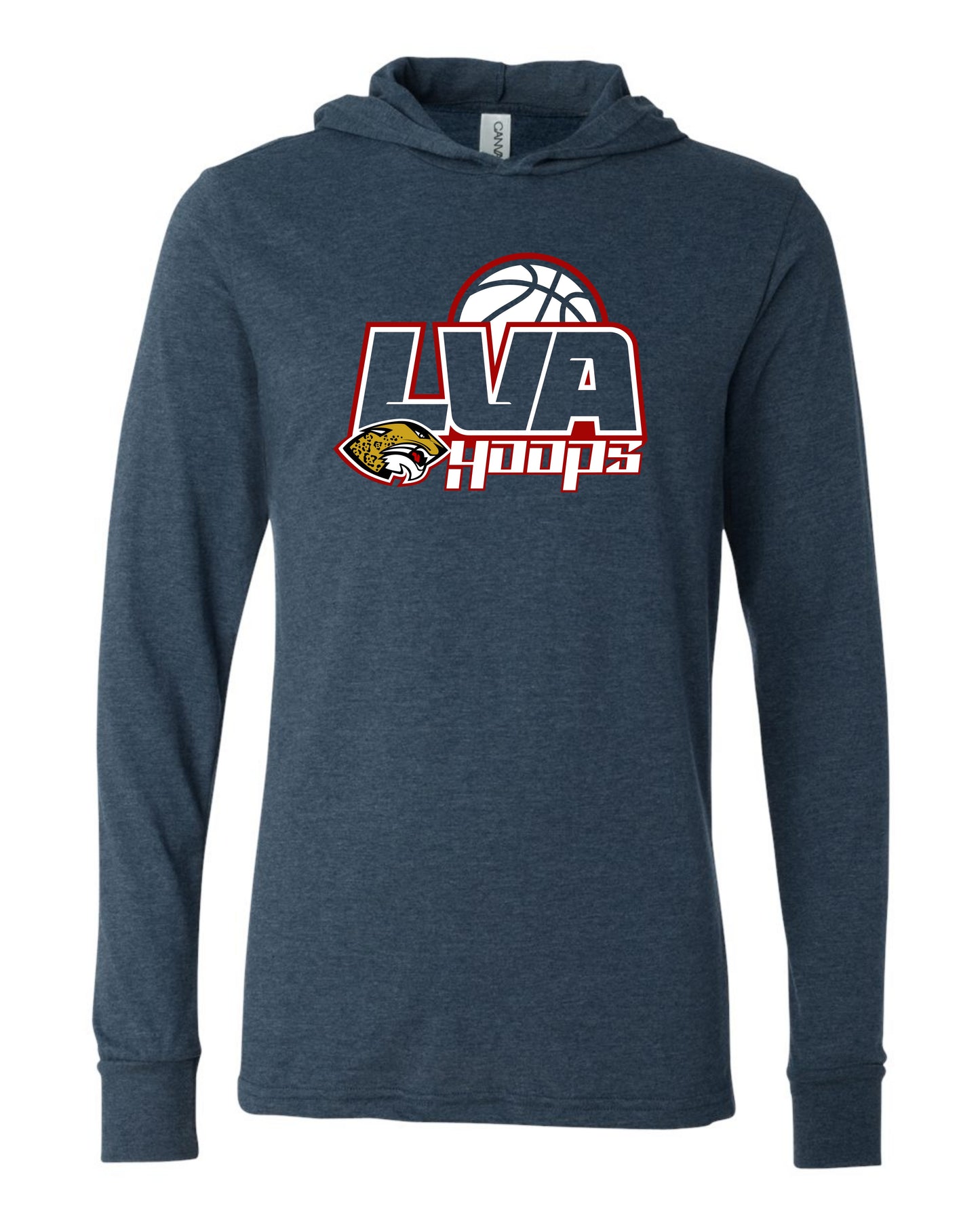 LVA Hoops - Adult Hooded Long Sleeve