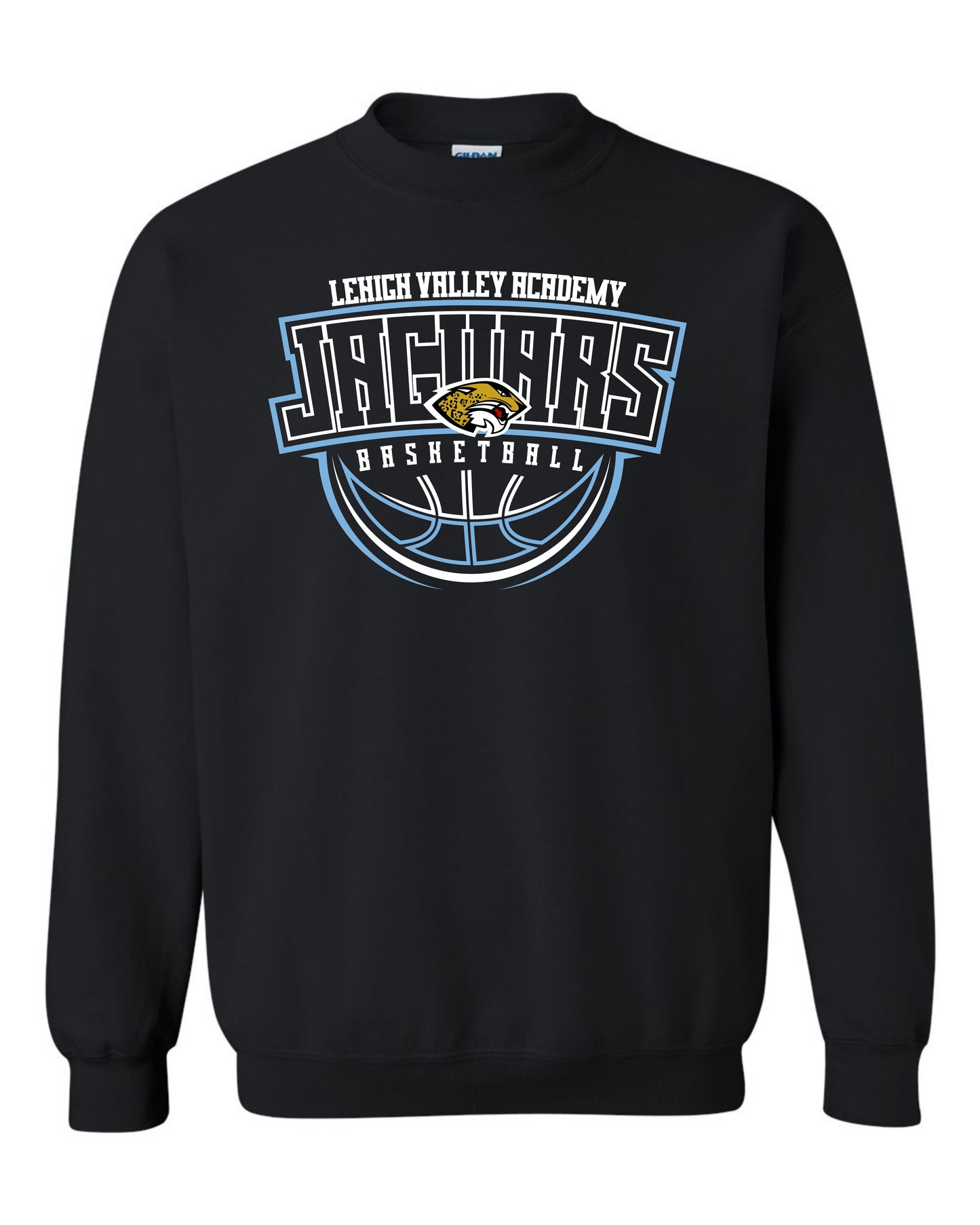 LVA Jaguars Basketball Abstract - Adult Sweatshirts