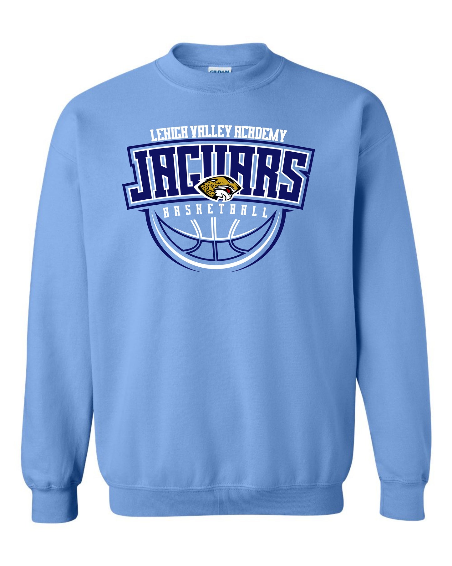LVA Jaguars Basketball Abstract - Adult Sweatshirts