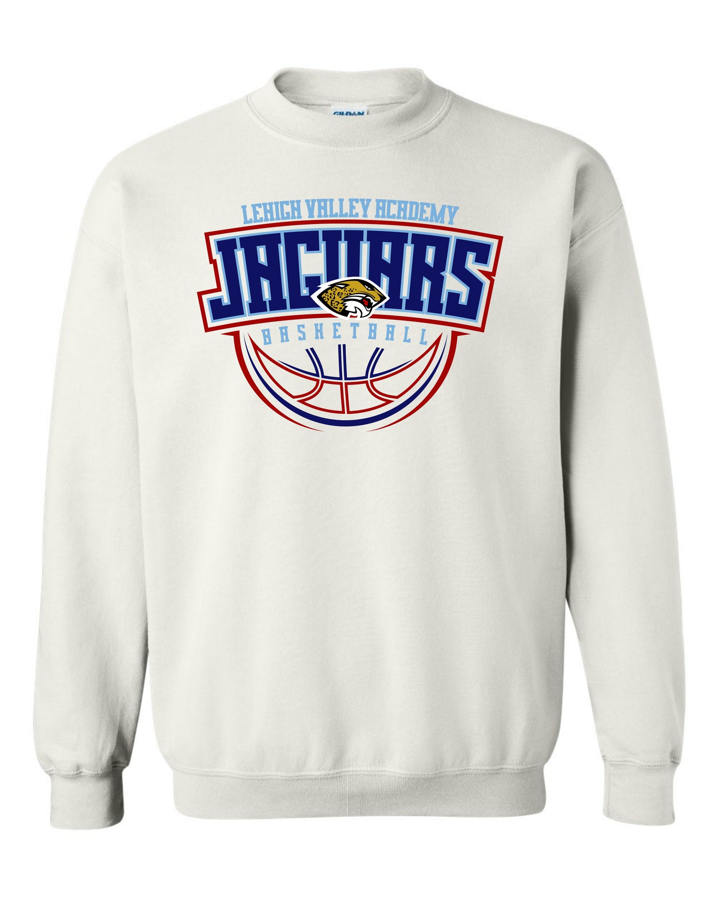 LVA Jaguars Basketball Abstract - Adult Sweatshirts