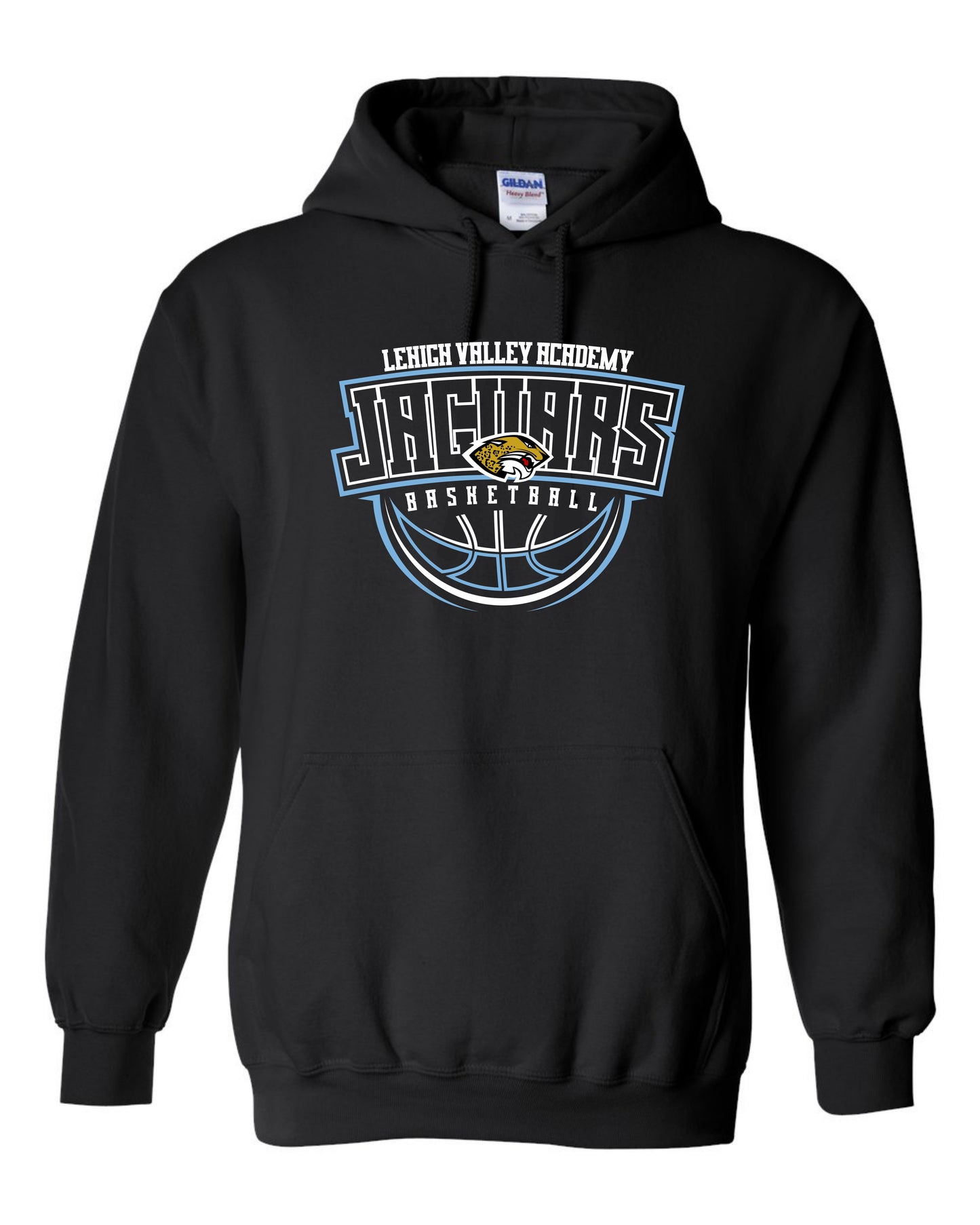 LVA Jaguars Basketball Abstract - Adult Hoodie
