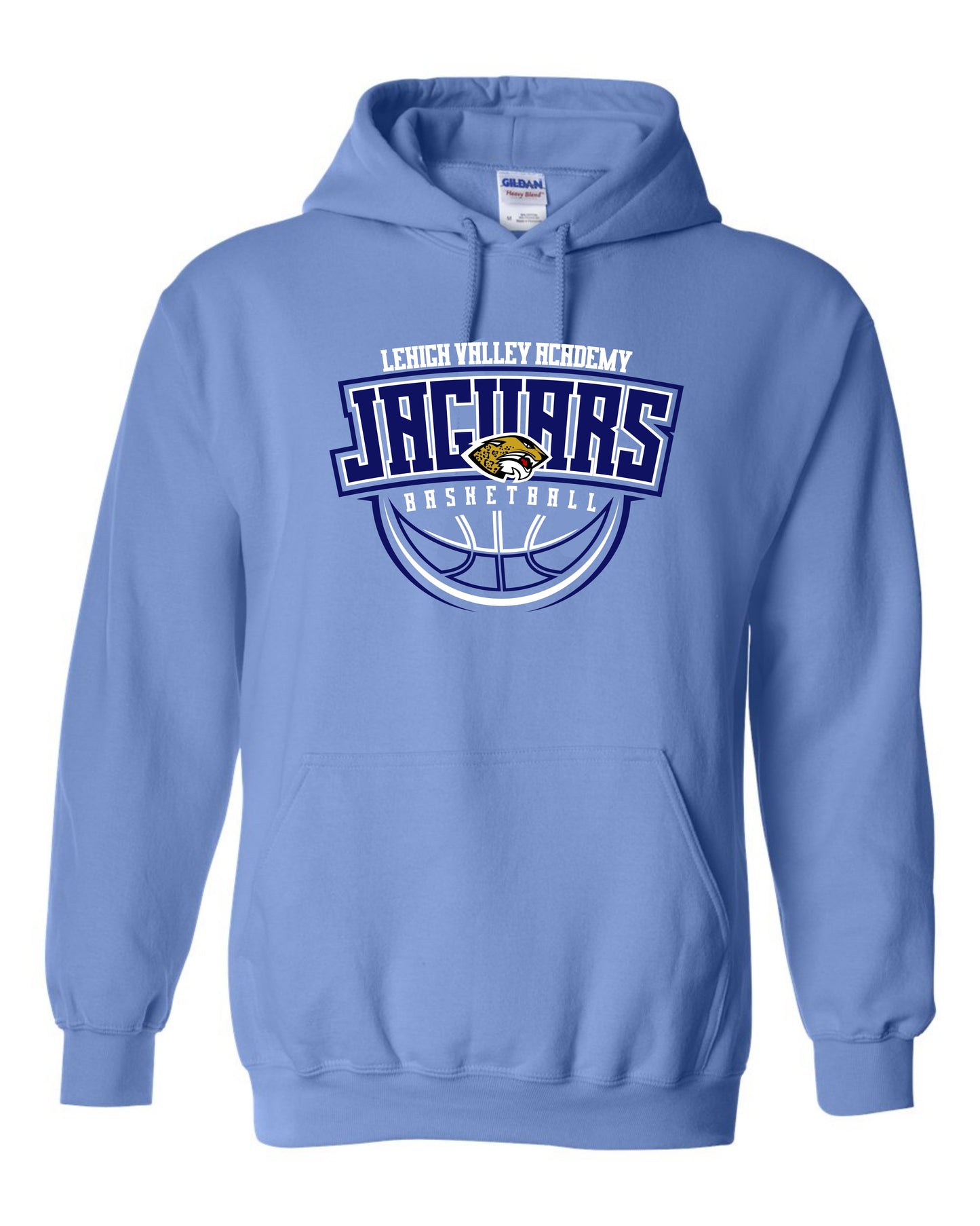 LVA Jaguars Basketball Abstract - Adult Hoodie