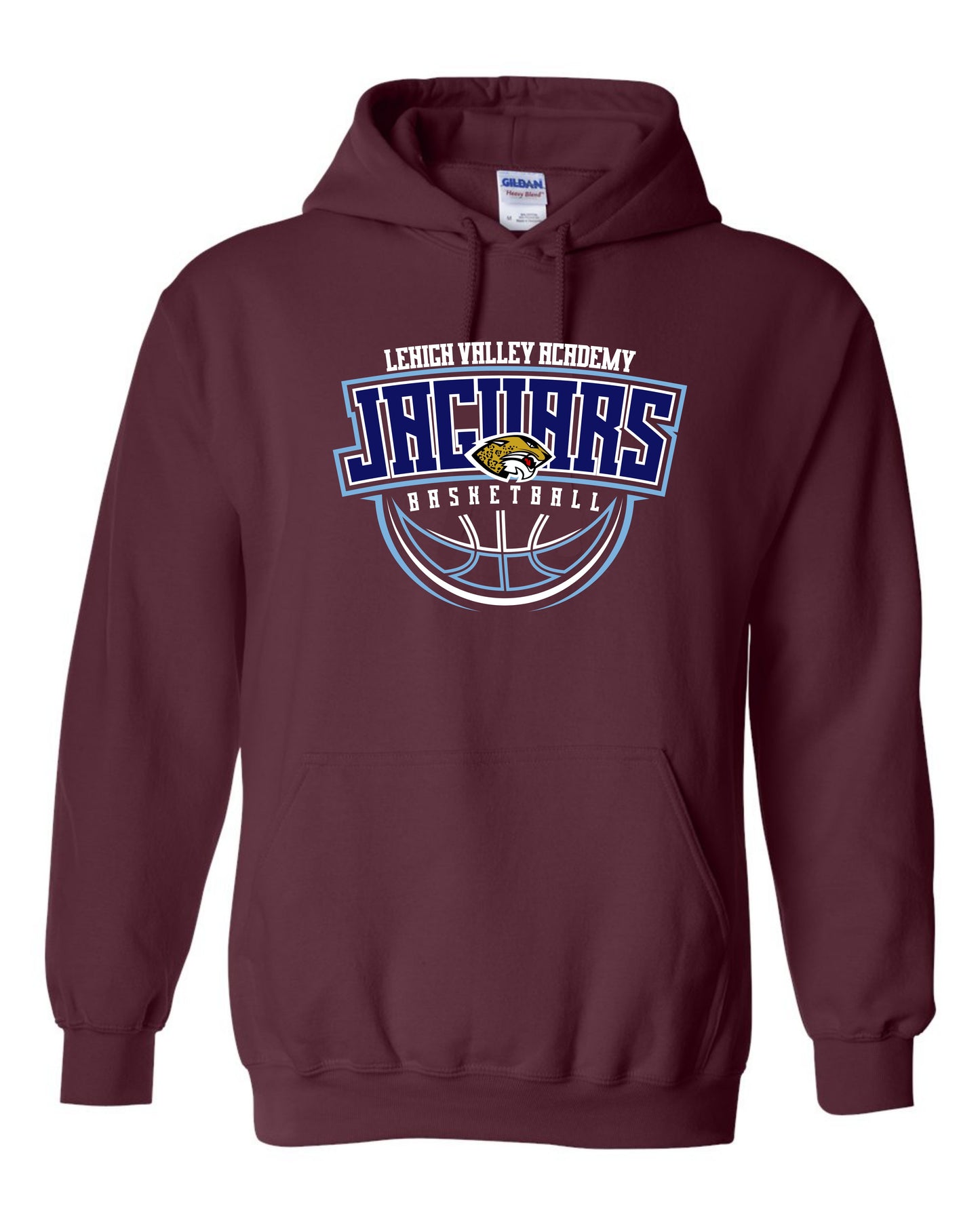 LVA Jaguars Basketball Abstract - Adult Hoodie