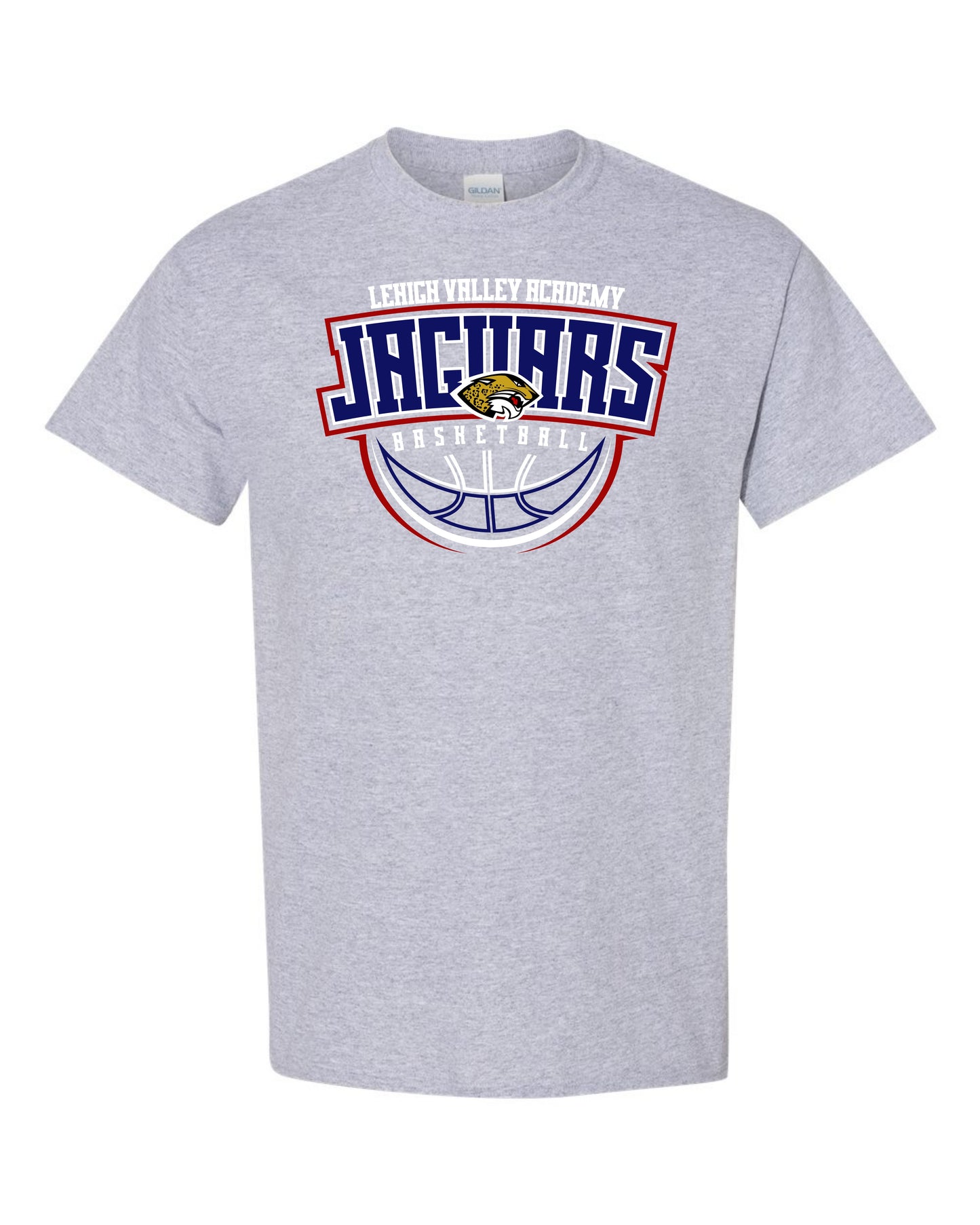 LVA Jaguars Basketball Abstract - Adult Tee