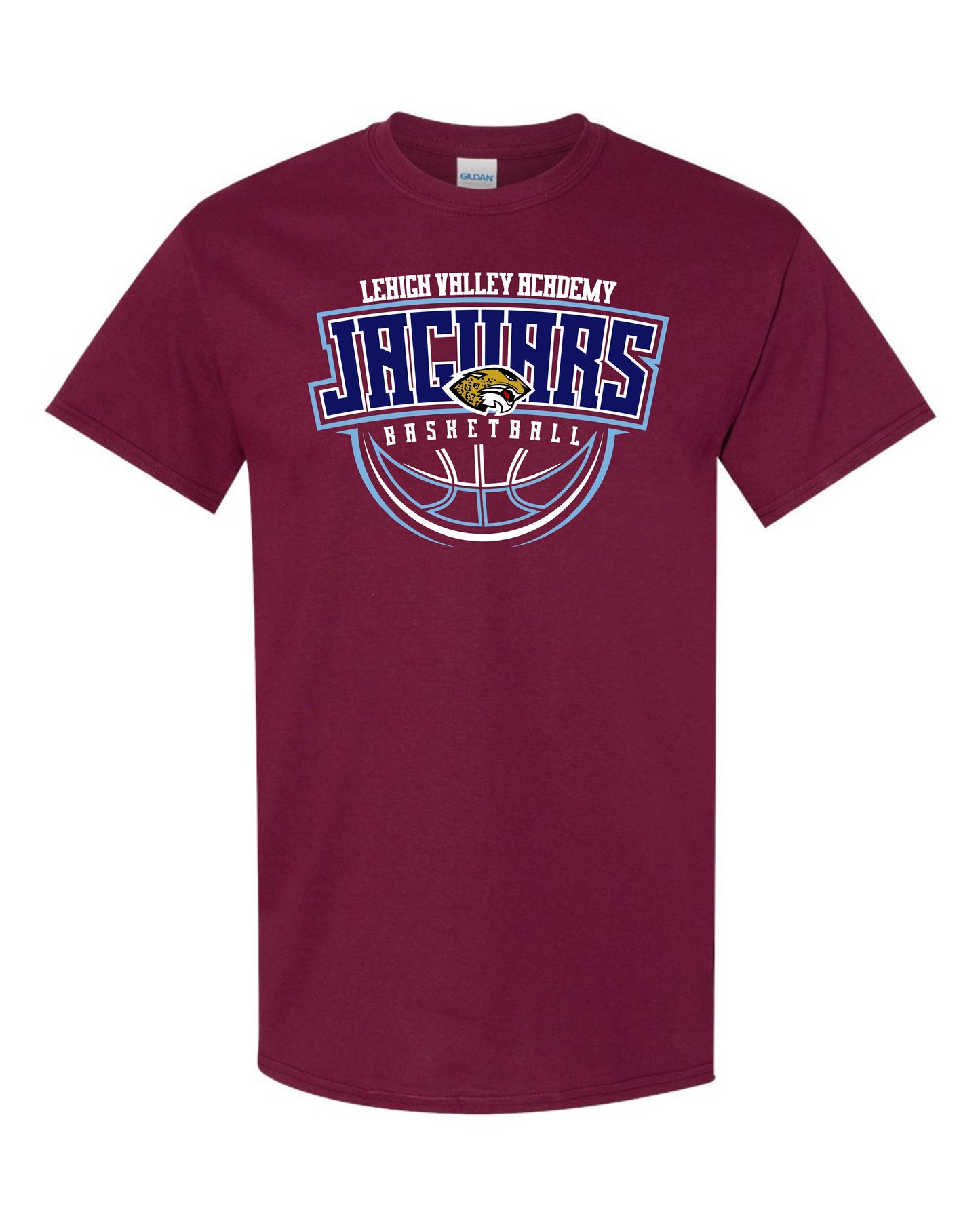 LVA Jaguars Basketball Abstract - Adult Tee