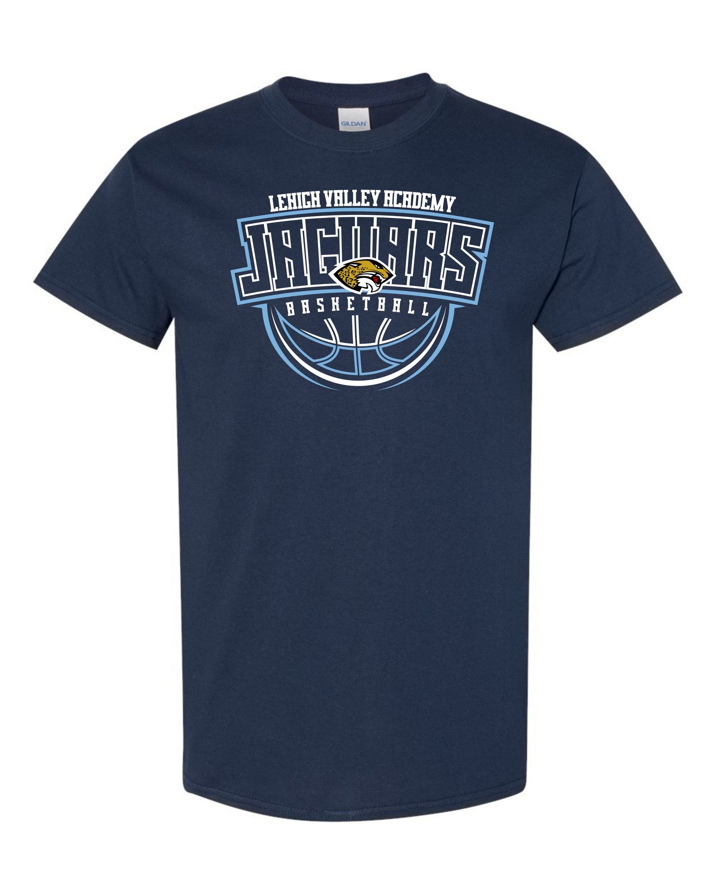 LVA Jaguars Basketball Abstract - Adult Tee