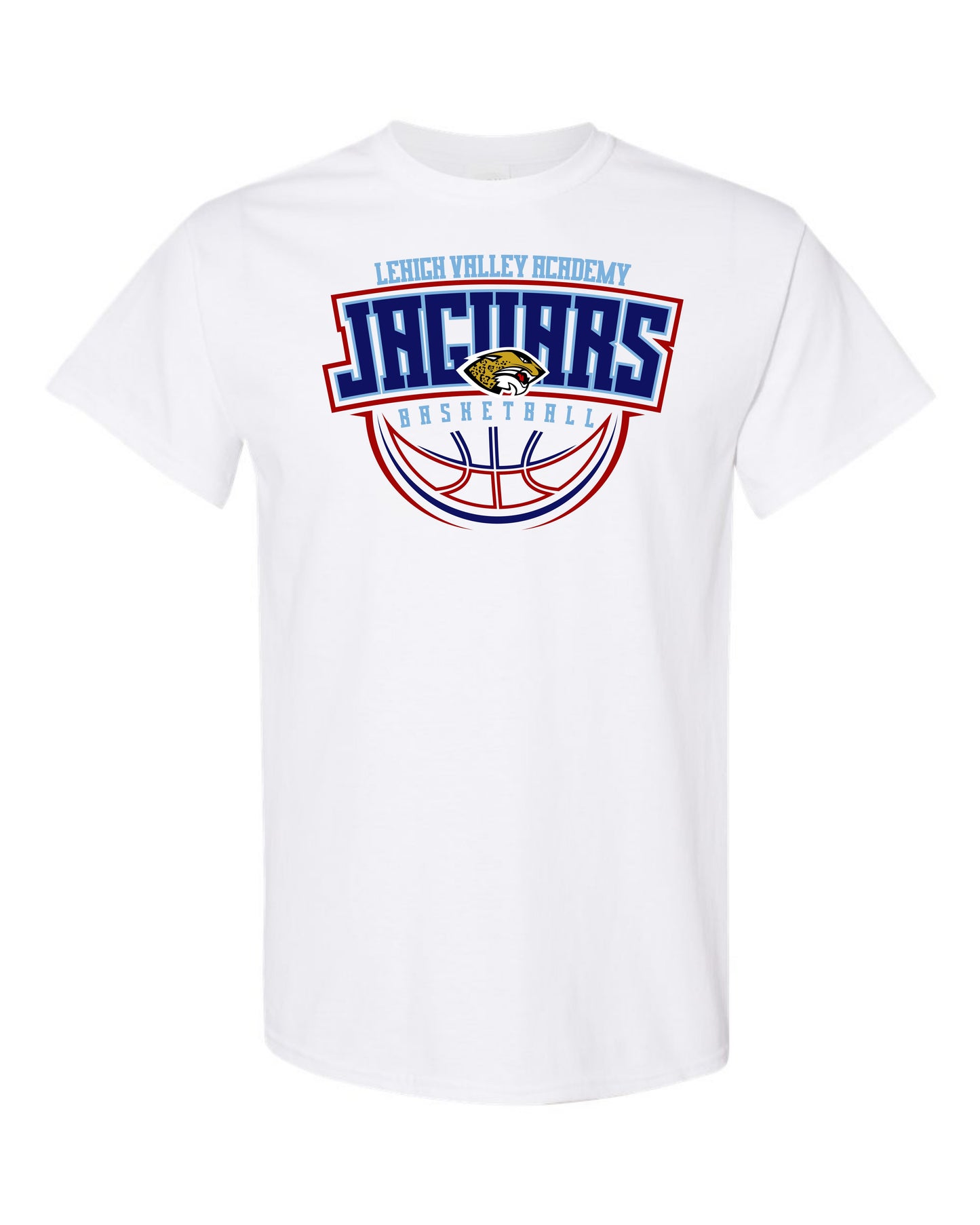 LVA Jaguars Basketball Abstract - Adult Tee