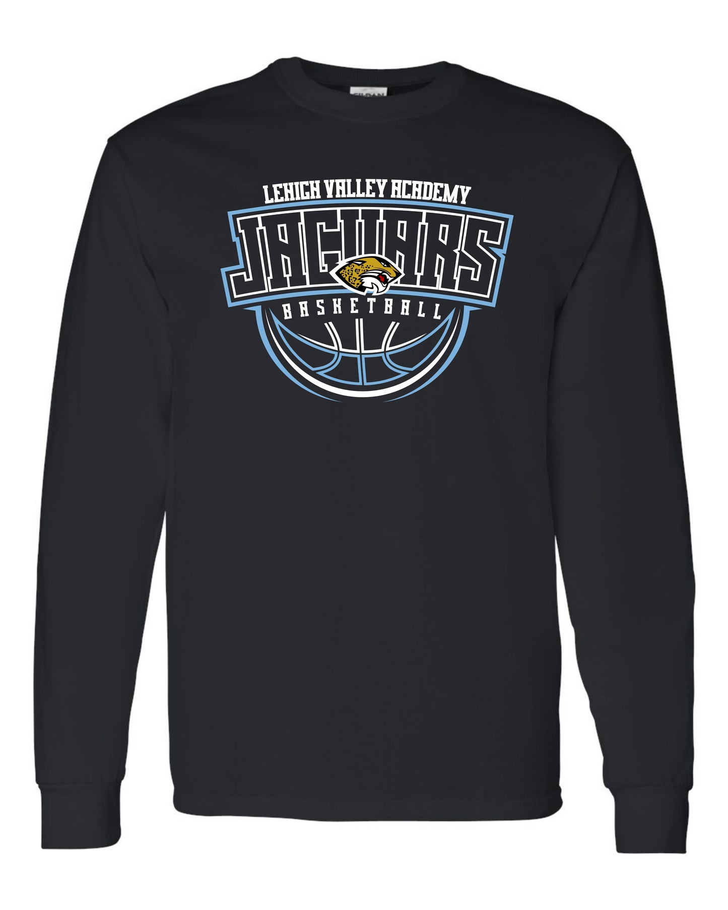 LVA Jaguars Basketball Abstract - Adult Long Sleeve