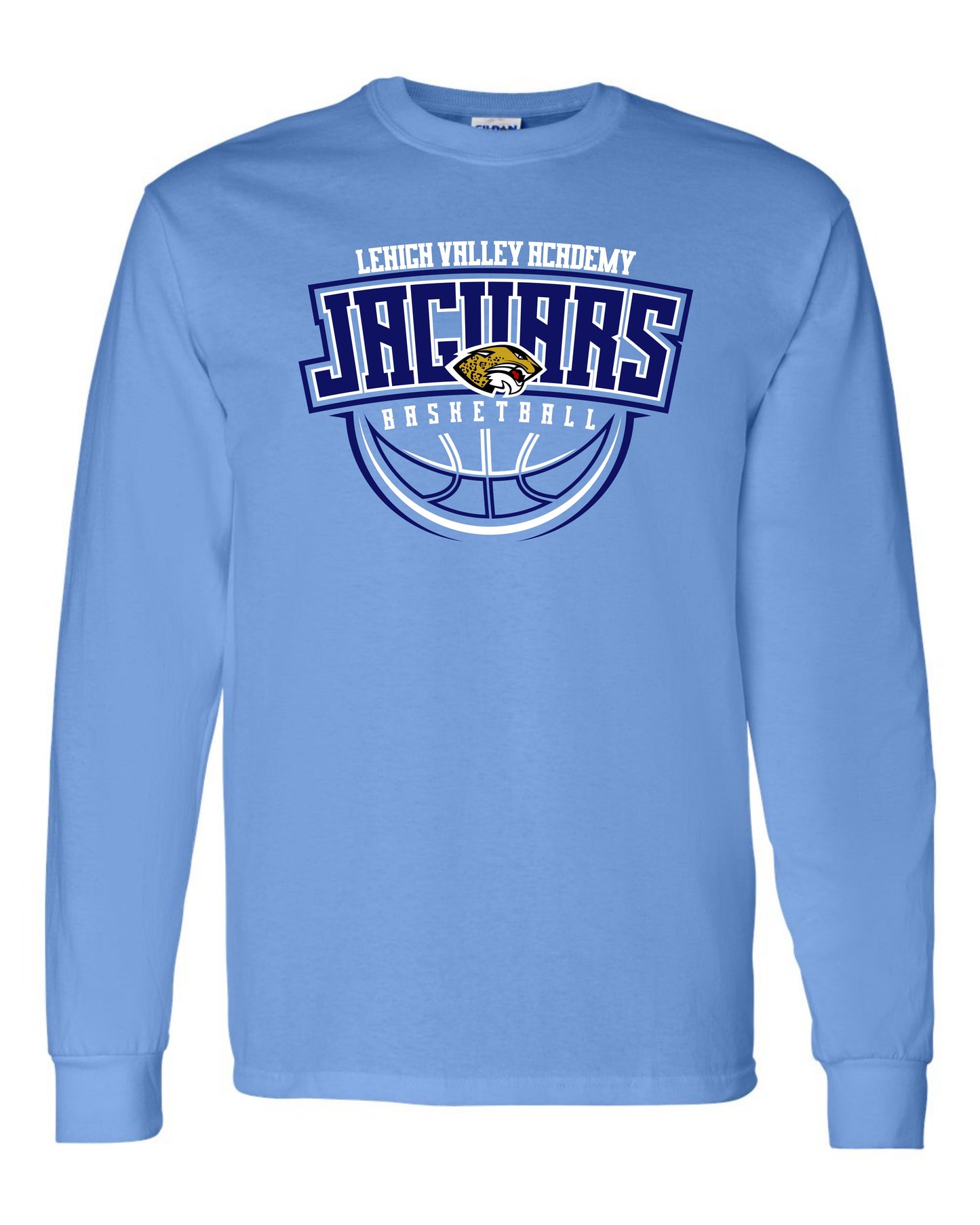LVA Jaguars Basketball Abstract - Adult Long Sleeve