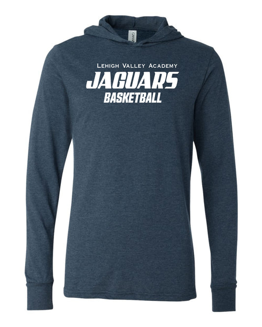 LVA Jaguars Basketball - Adult Hooded Long Sleeve