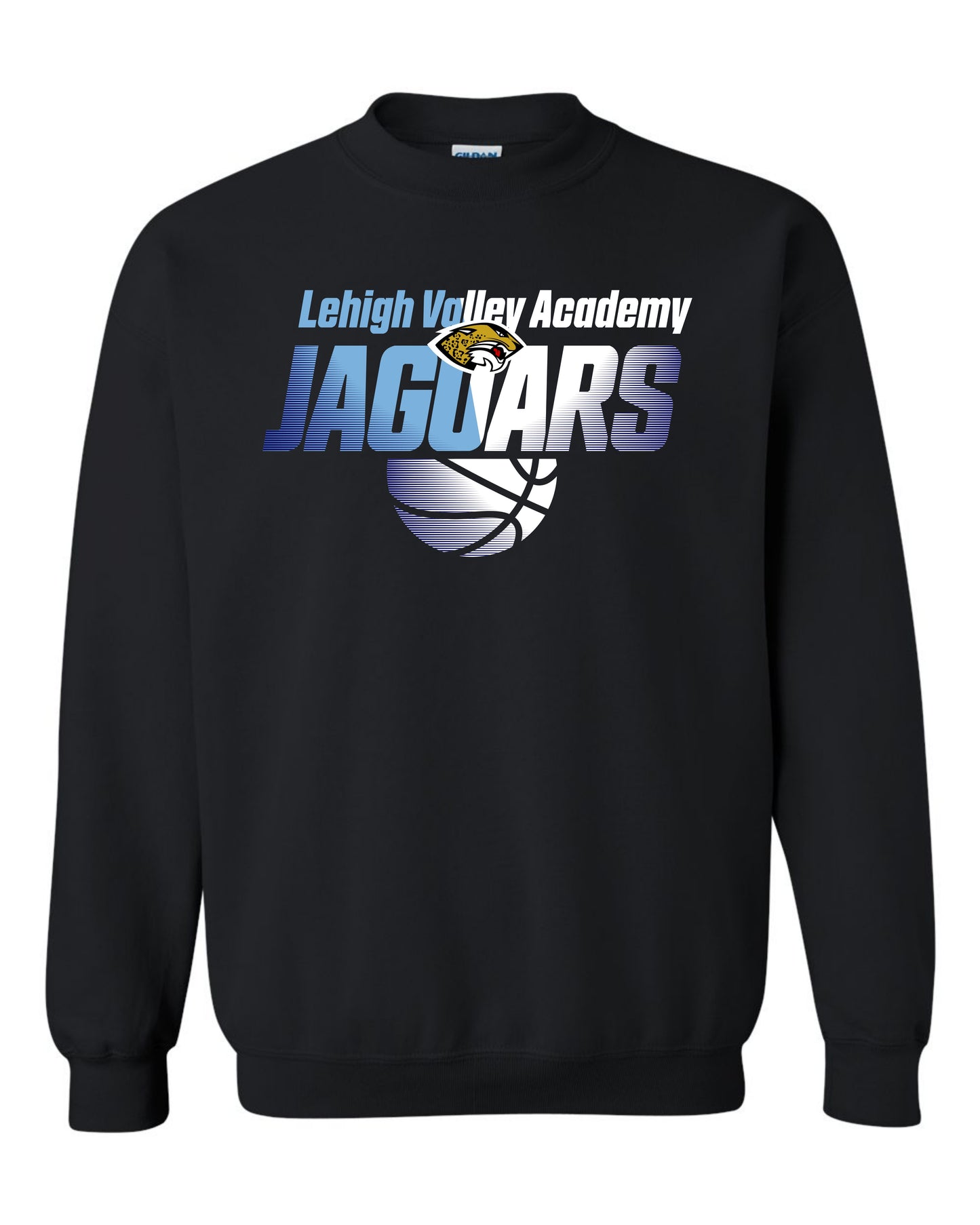 LVA Jaguars Basketball Ombre - Adult Sweatshirts