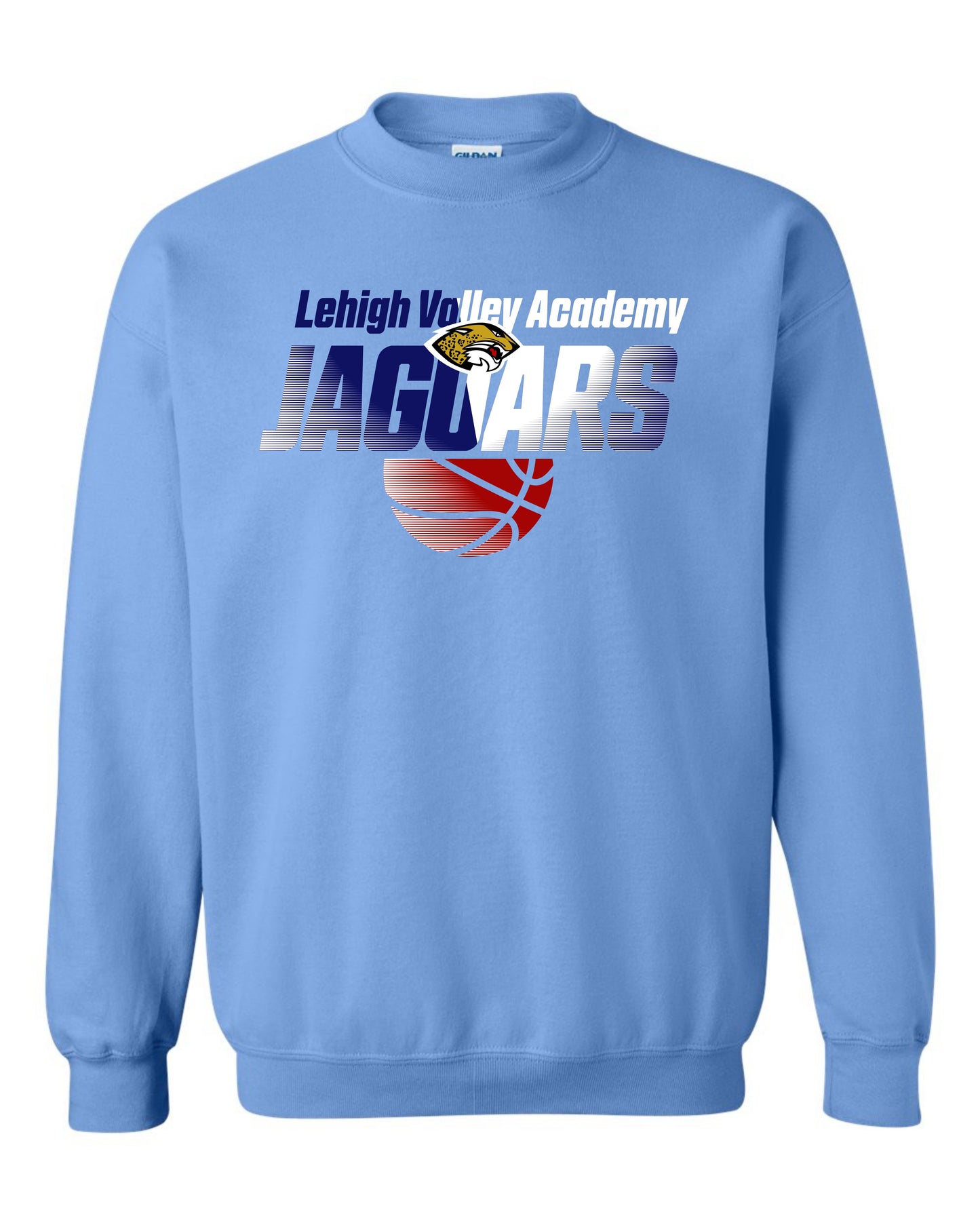 LVA Jaguars Basketball Ombre - Adult Sweatshirts