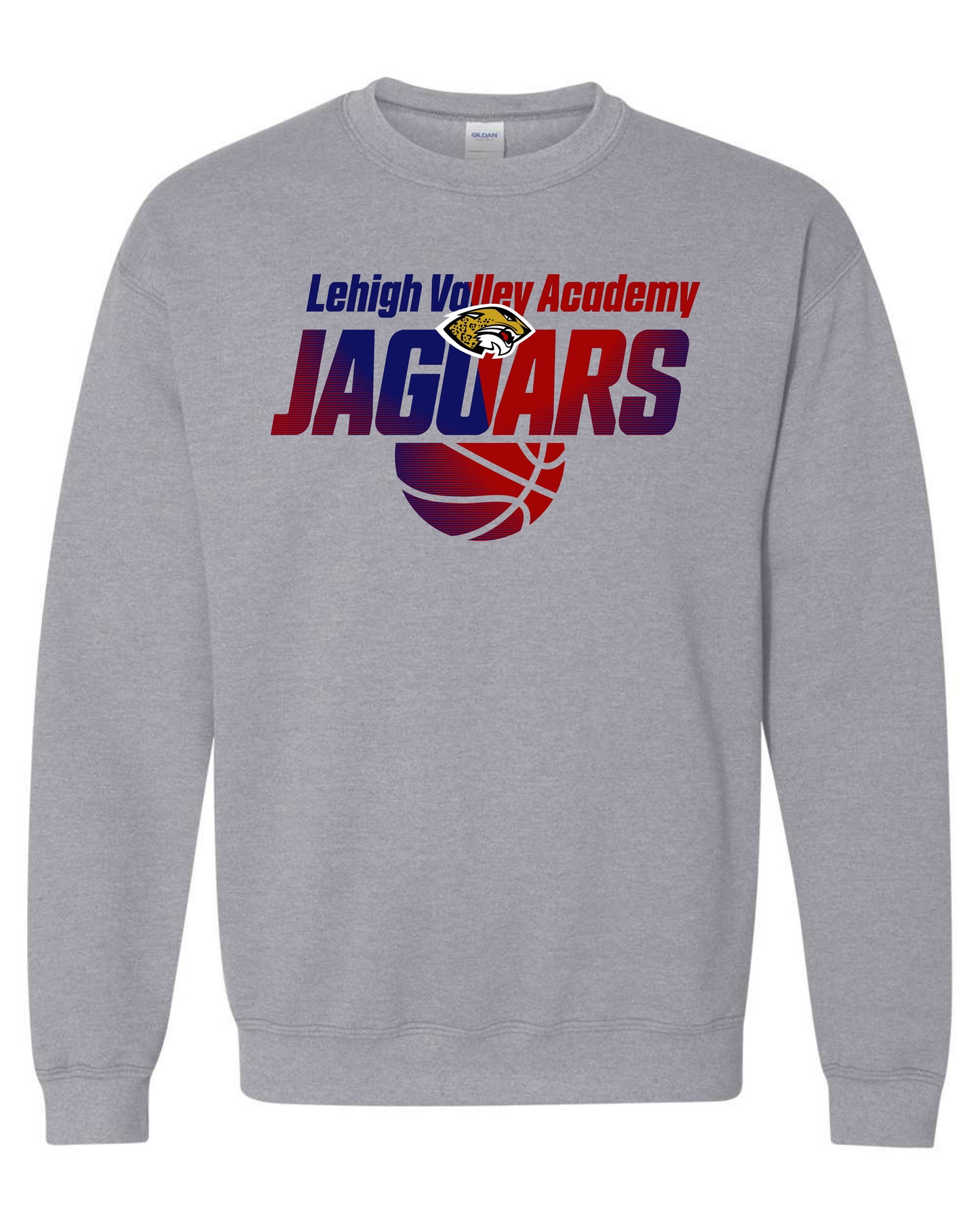 LVA Jaguars Basketball Ombre - Adult Sweatshirts