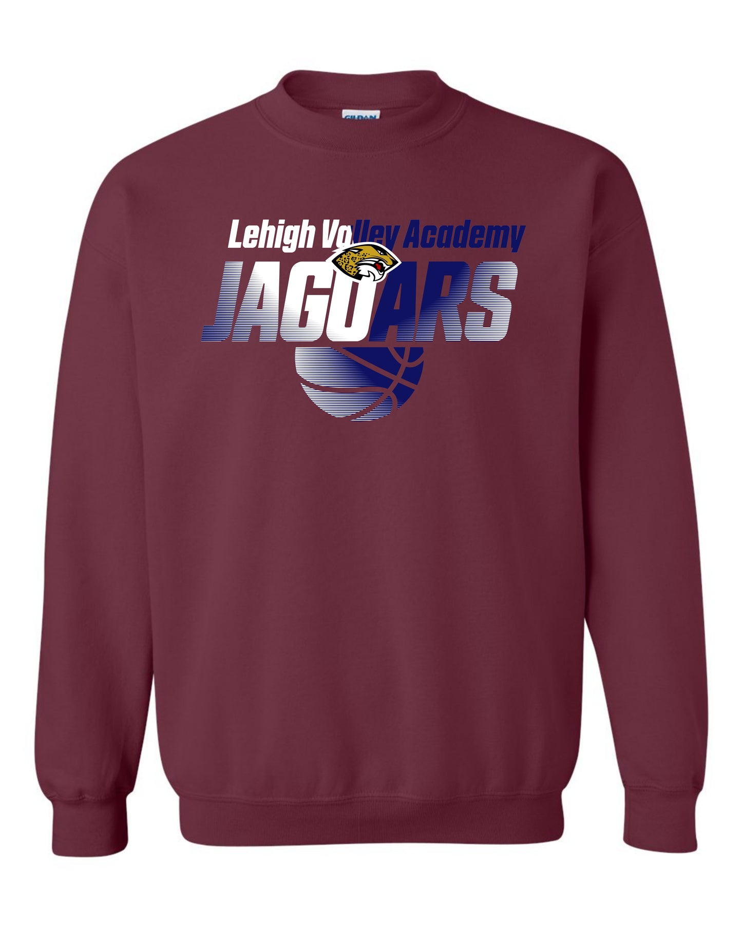 LVA Jaguars Basketball Ombre - Adult Sweatshirts